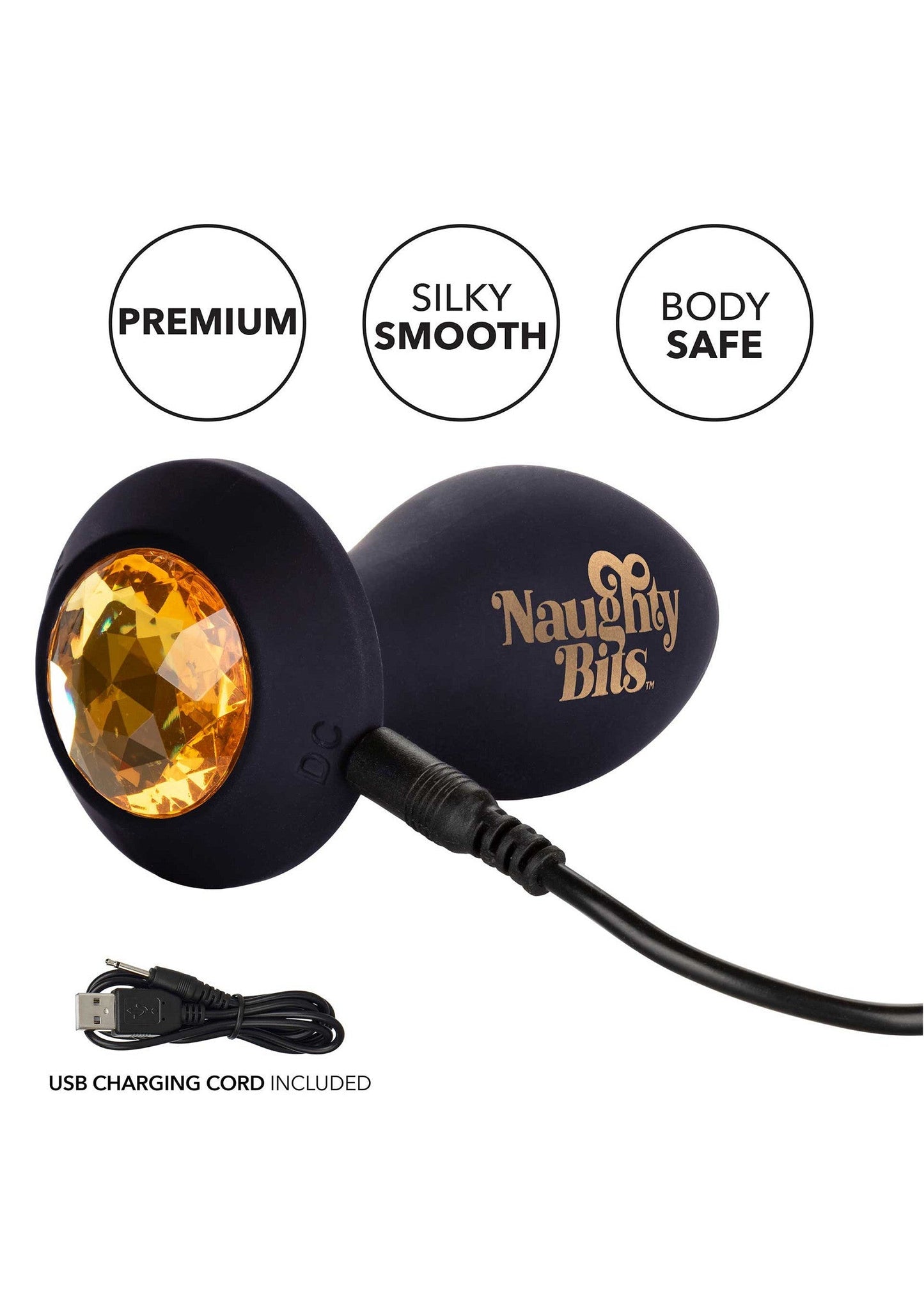 14187 calexotics naughty bits shake your ass vibrating butt plug