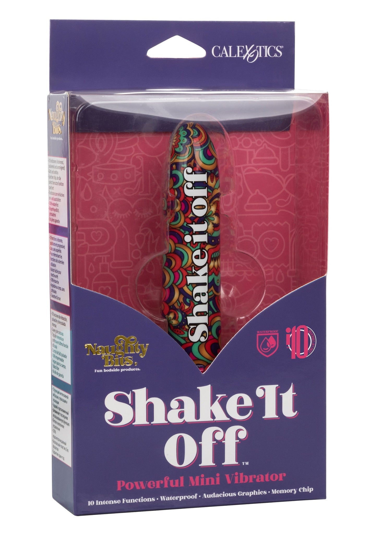 14190 calexotics naughty bits shake it off mini vibrator