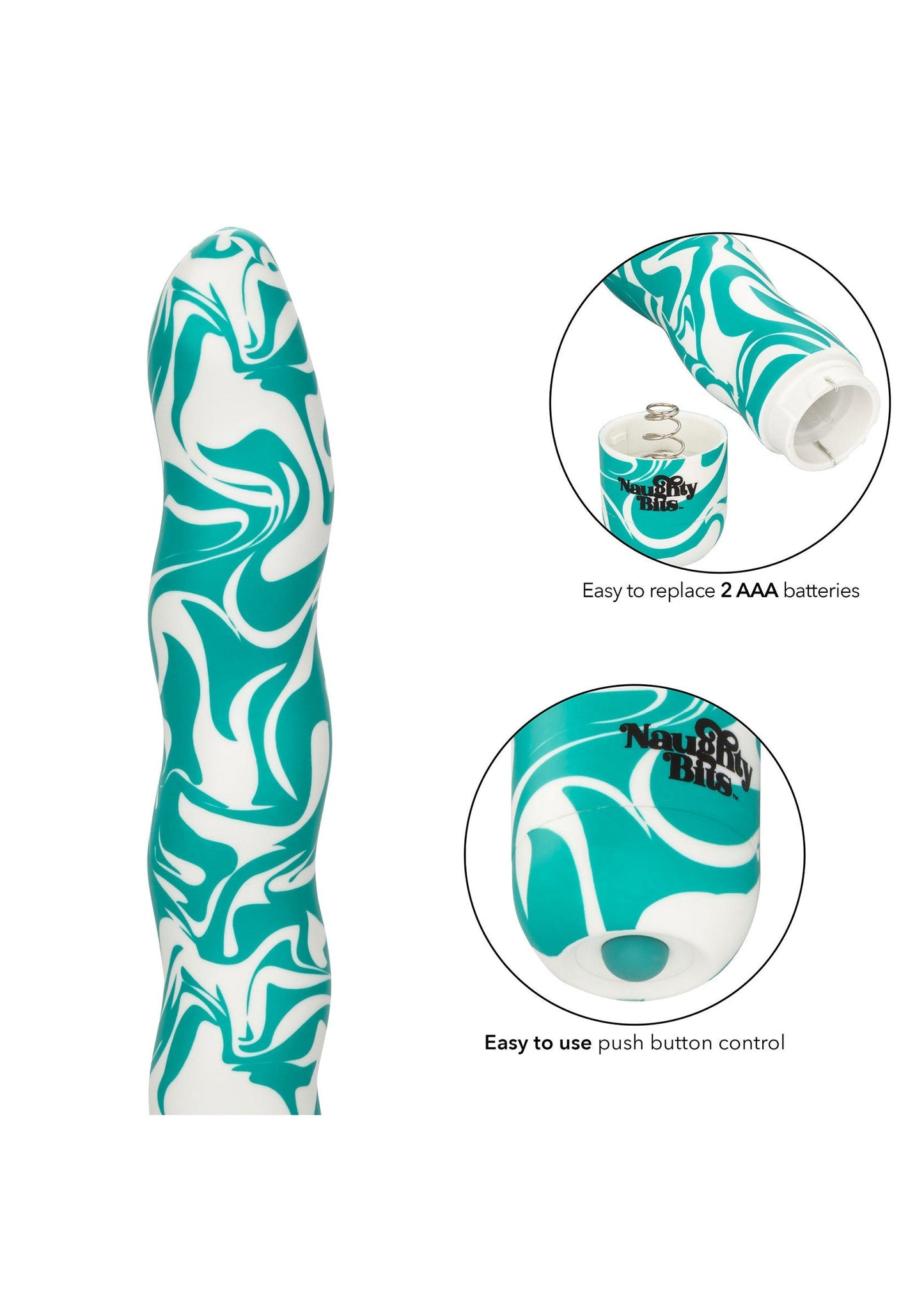 14194 calexotics naughty bits squiggle dick personal