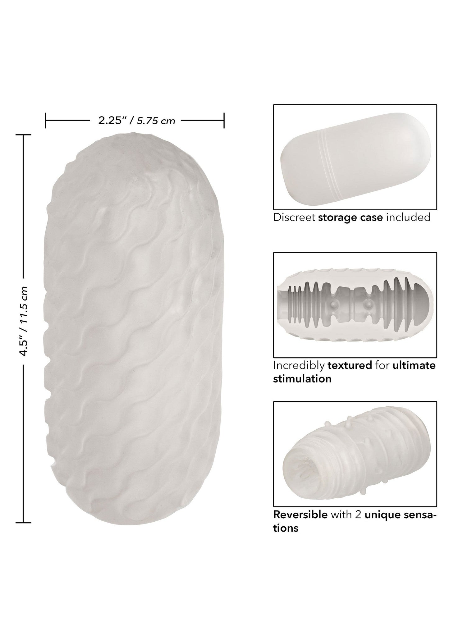 14252 calexotics boundless boundless ribbed stroker
