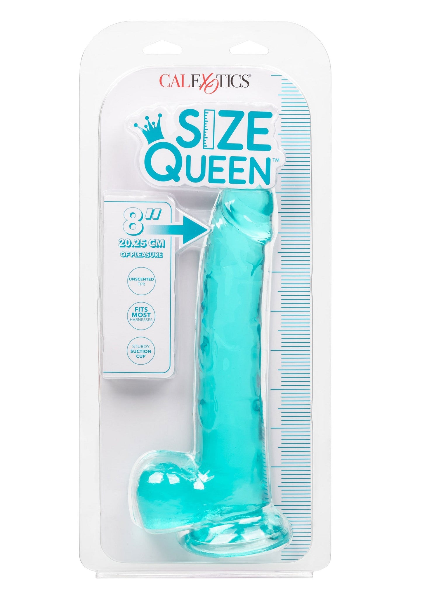 14512 calexotics size queen queen size dong 8 inch