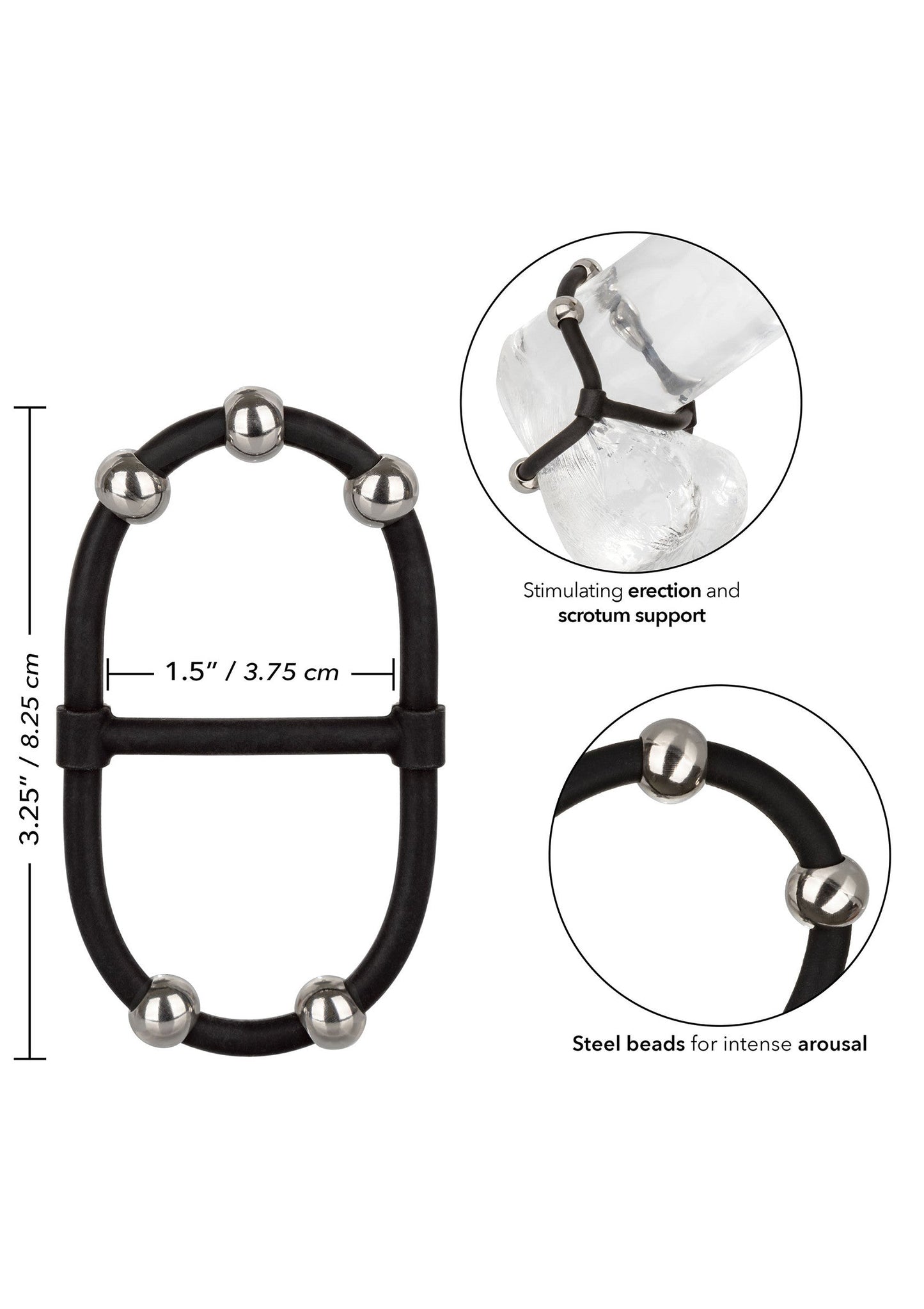 14551 calexotics rings beaded dual silicone maximizer
