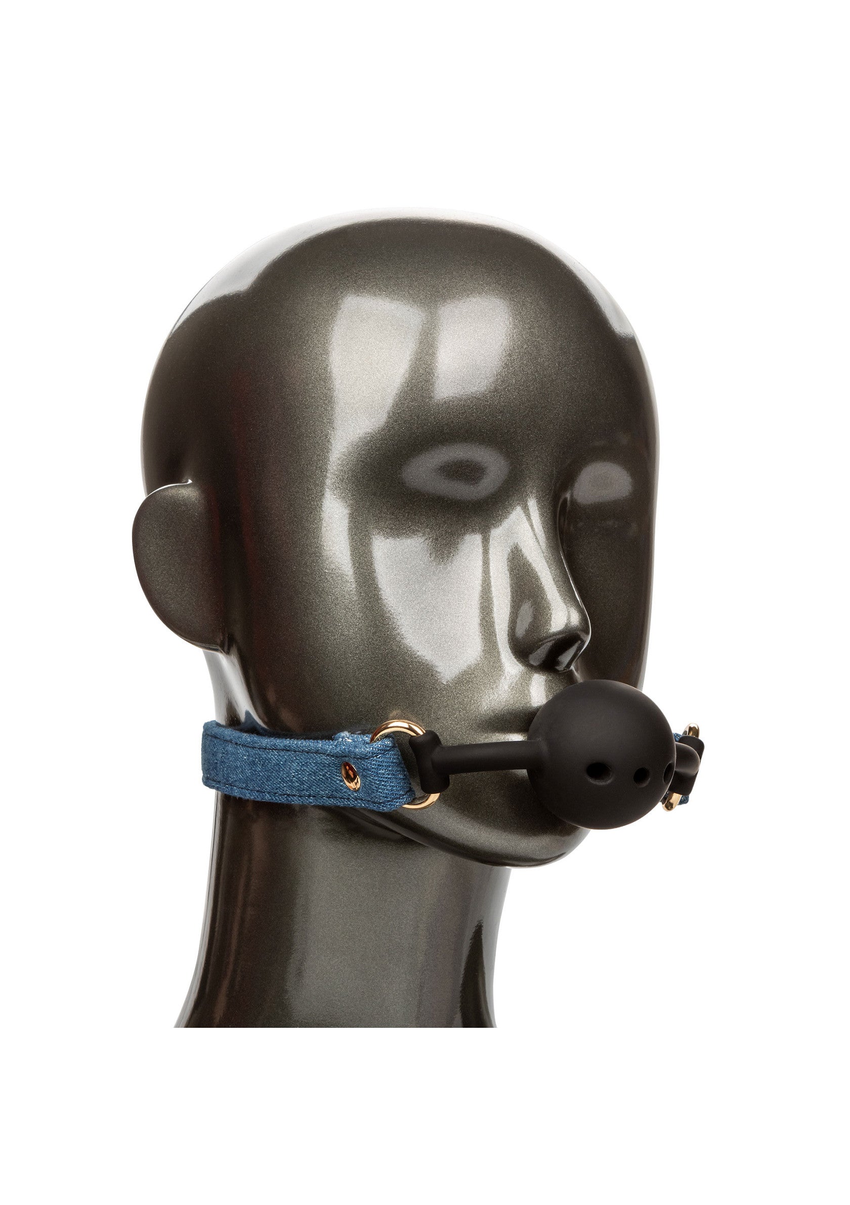 14643 calexotics ride em ride em denim ball gag