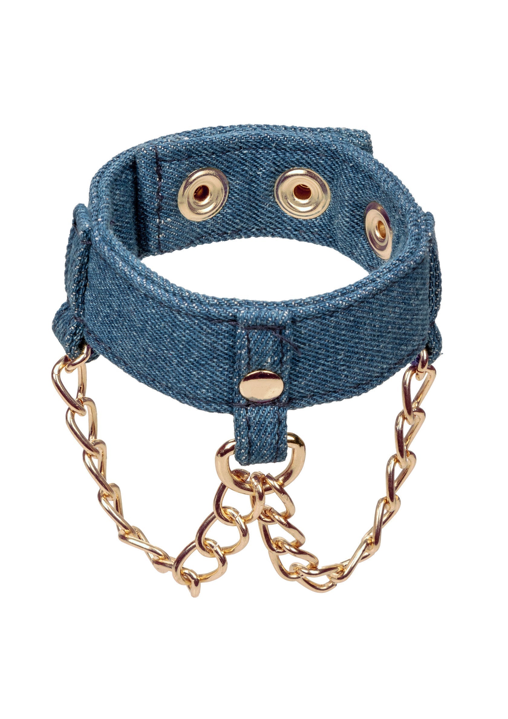 14645 calexotics ride em ride em denim wrist cuffs
