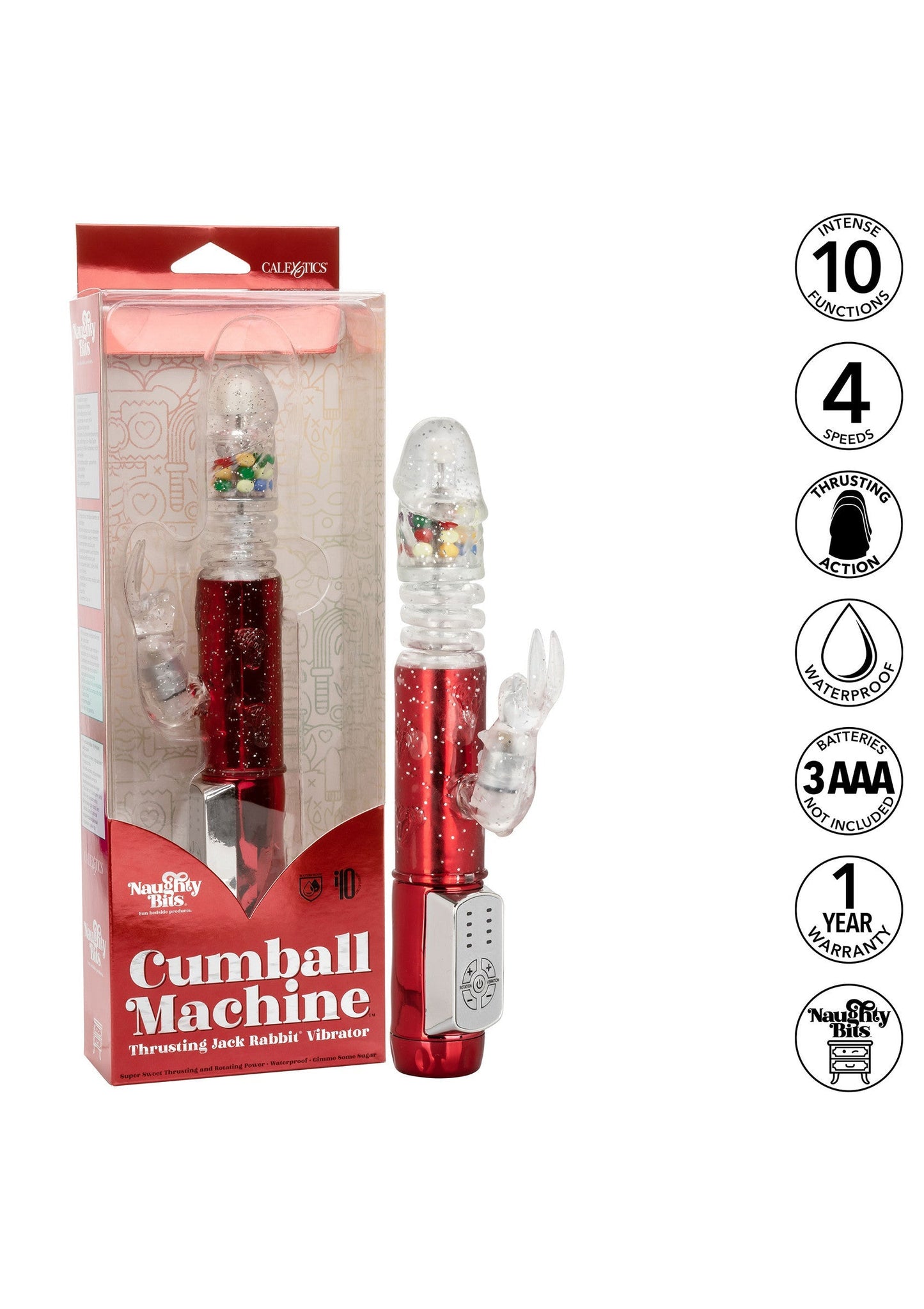 14724 calexotics naughty bits cumball thrusting jack rabbit