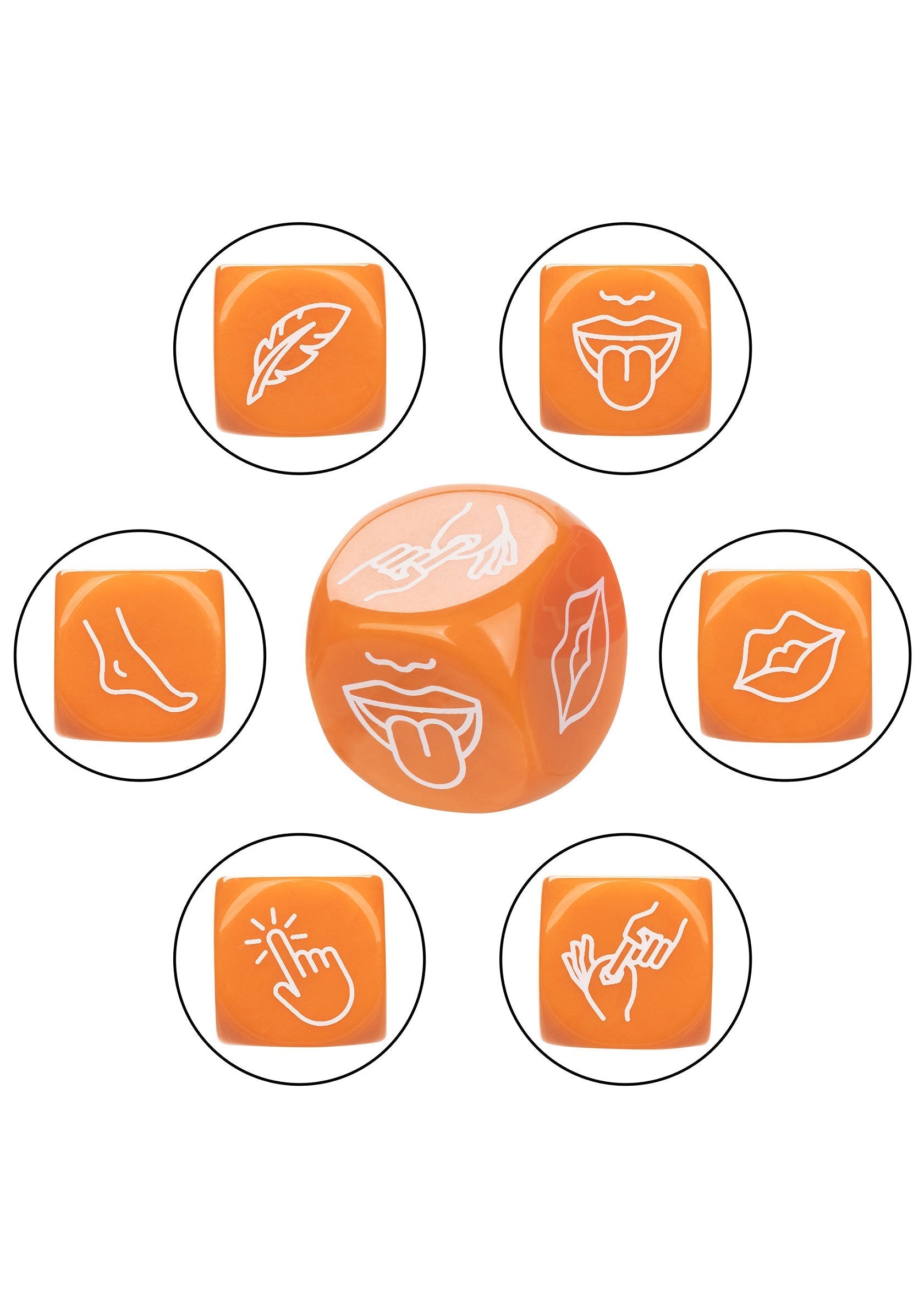 14731 calexotics naughty bits roll with it sex dice game