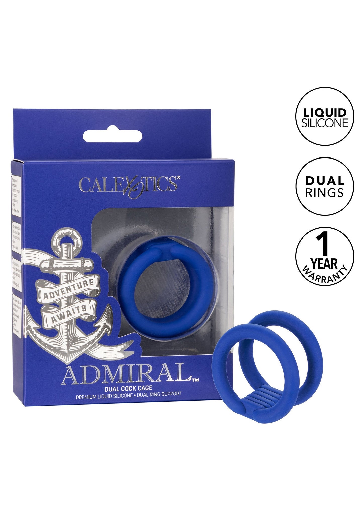 14792 calexotics admiral admiral dual cock cage