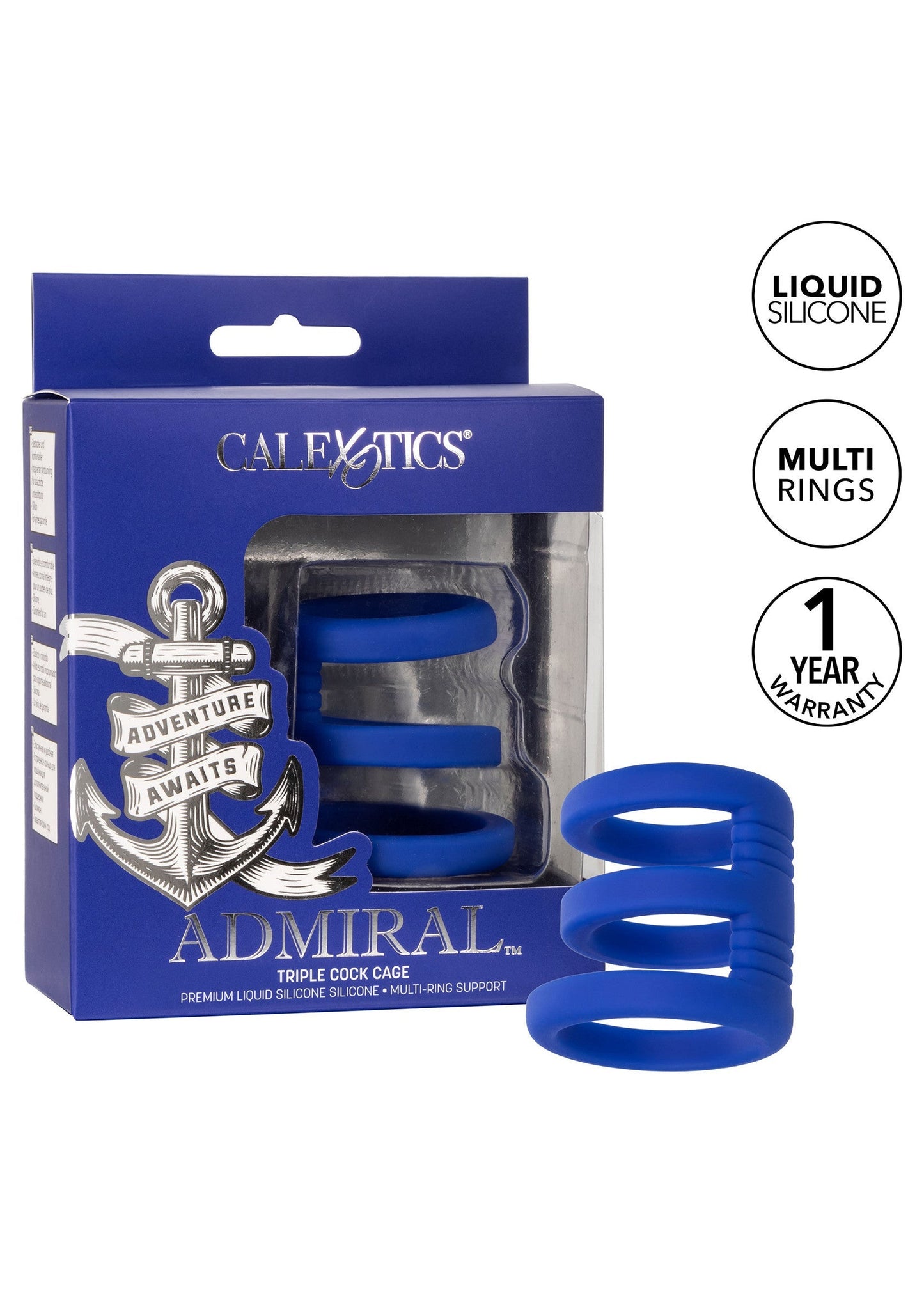 14793 calexotics admiral admiral triple cock cage