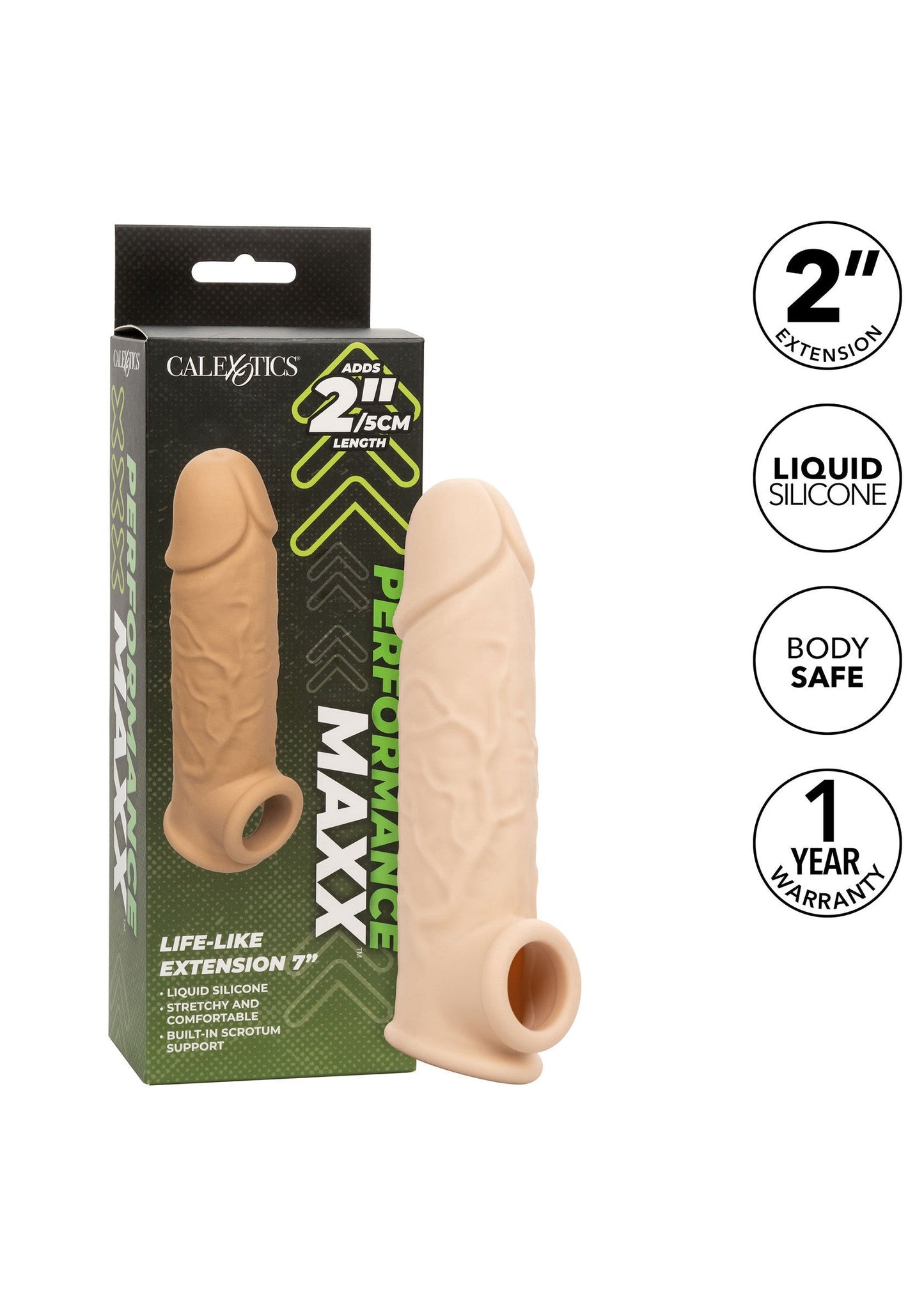 14890 calexotics performance maxx life like extension 7 inch