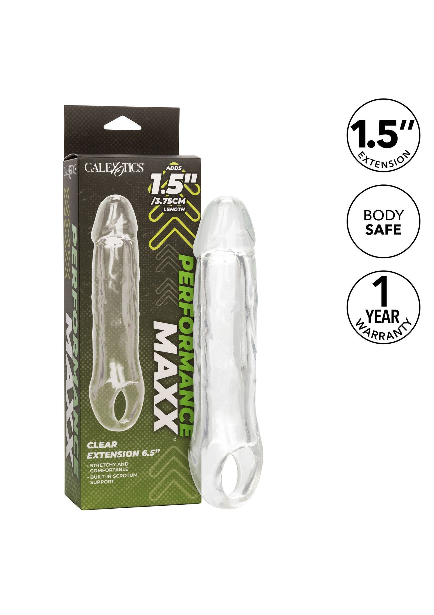 14896 calexotics performance maxx clear extension 65 inch