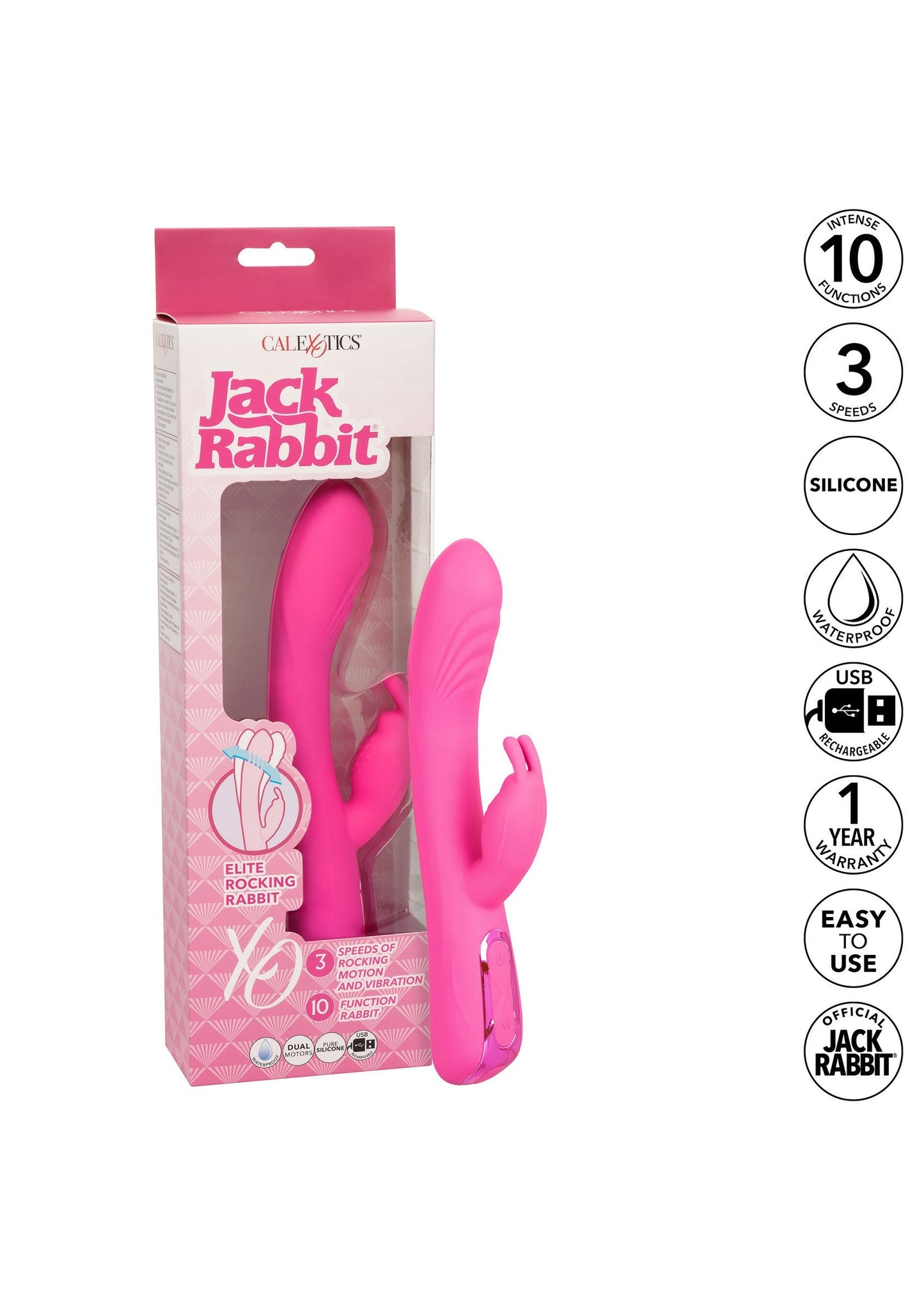 14961 calexotics jack rabbits elite rocking rabbit