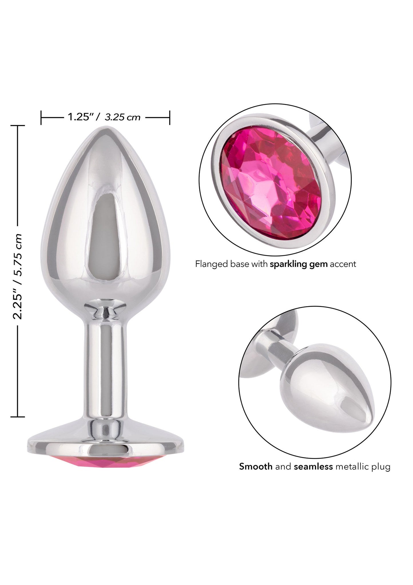 16510 calexotics jewel jewel small rose plug