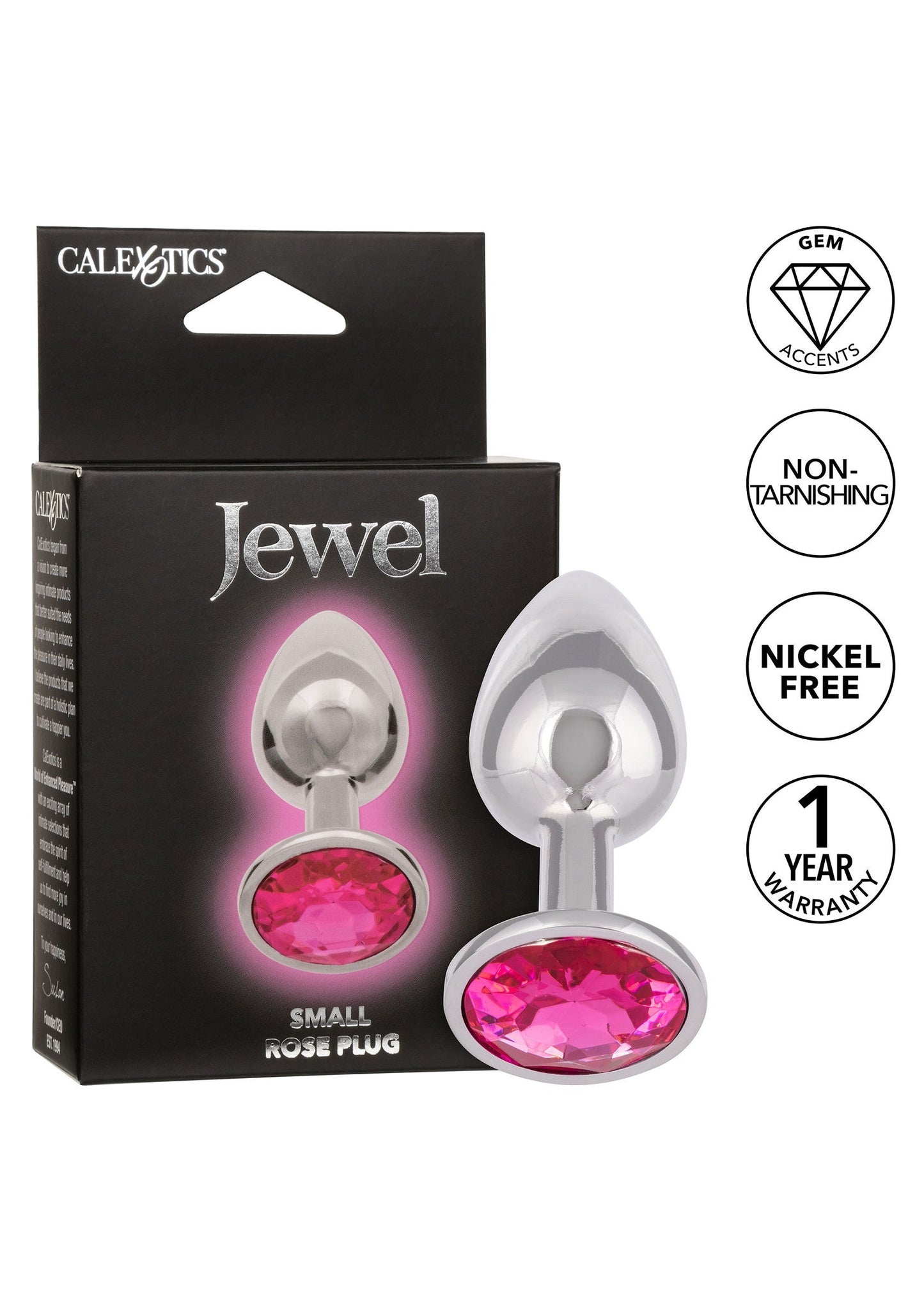 16510 calexotics jewel jewel small rose plug