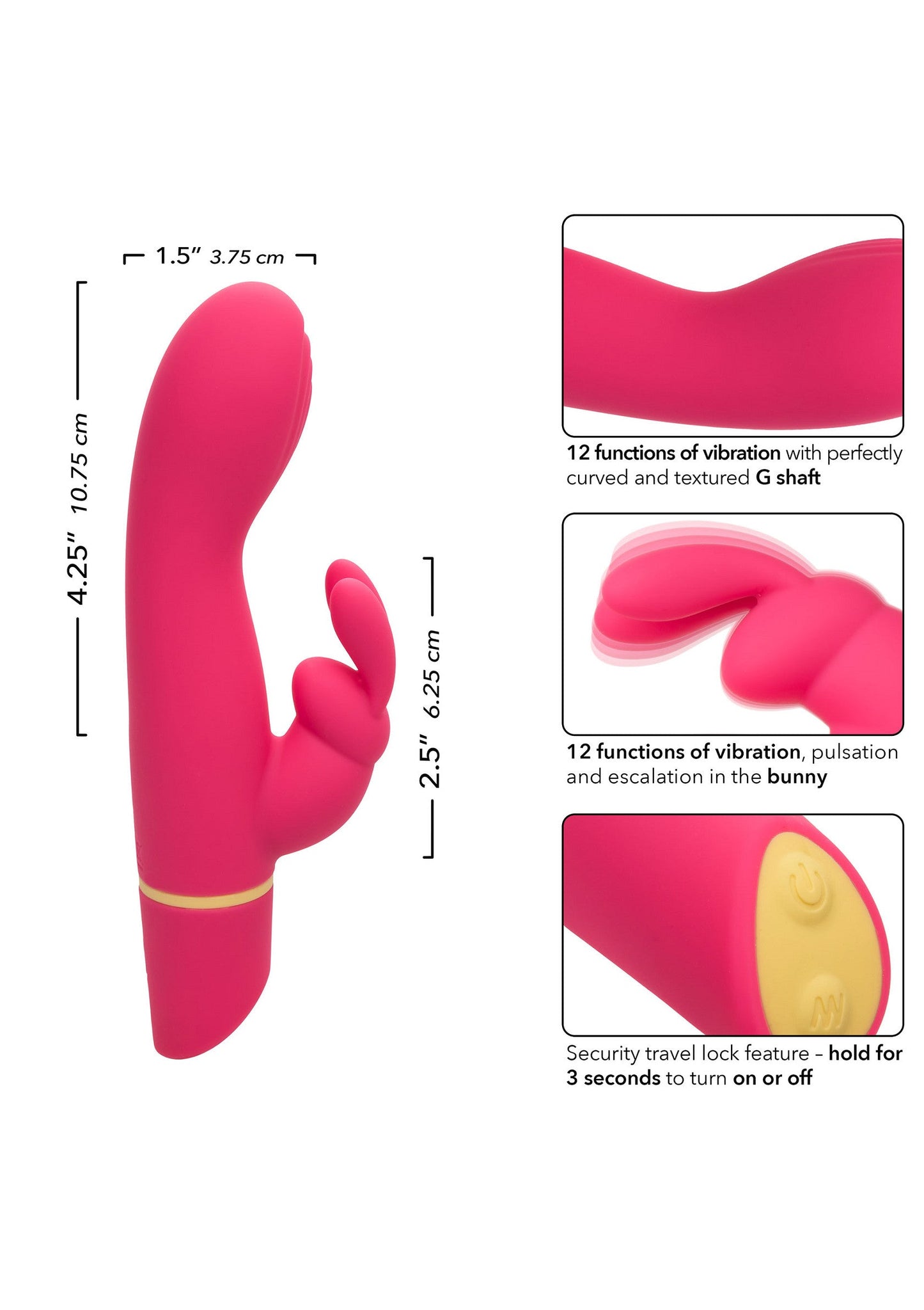 16790 calexotics love bunny love bunny vibrating g bunny
