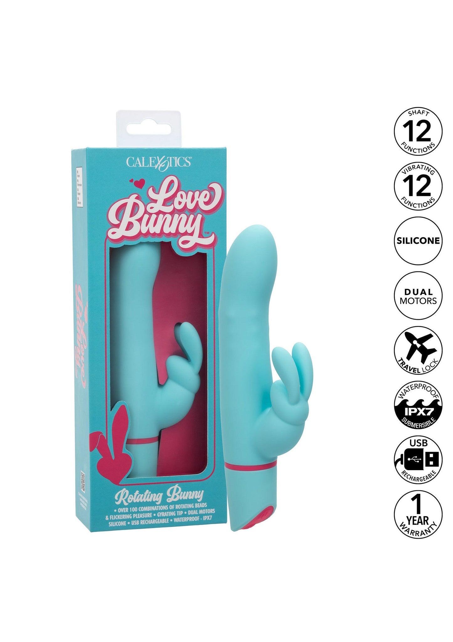16791 calexotics love bunny love bunny rotating bunny