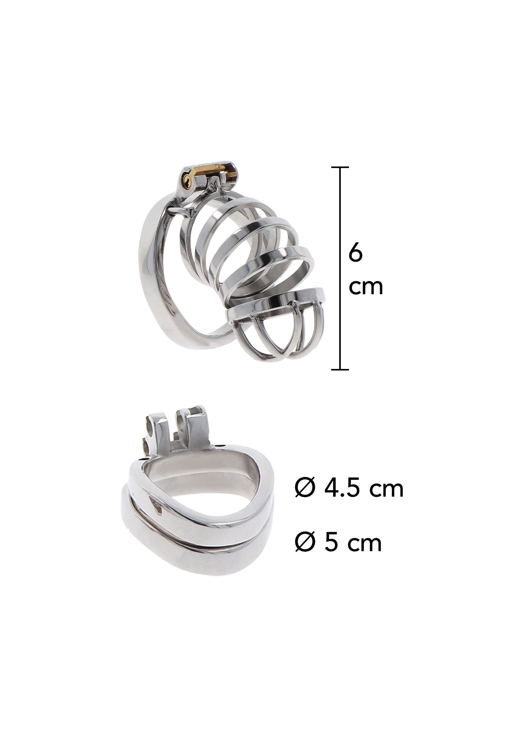 16821 hidden desire extreme chastity cock cage metal