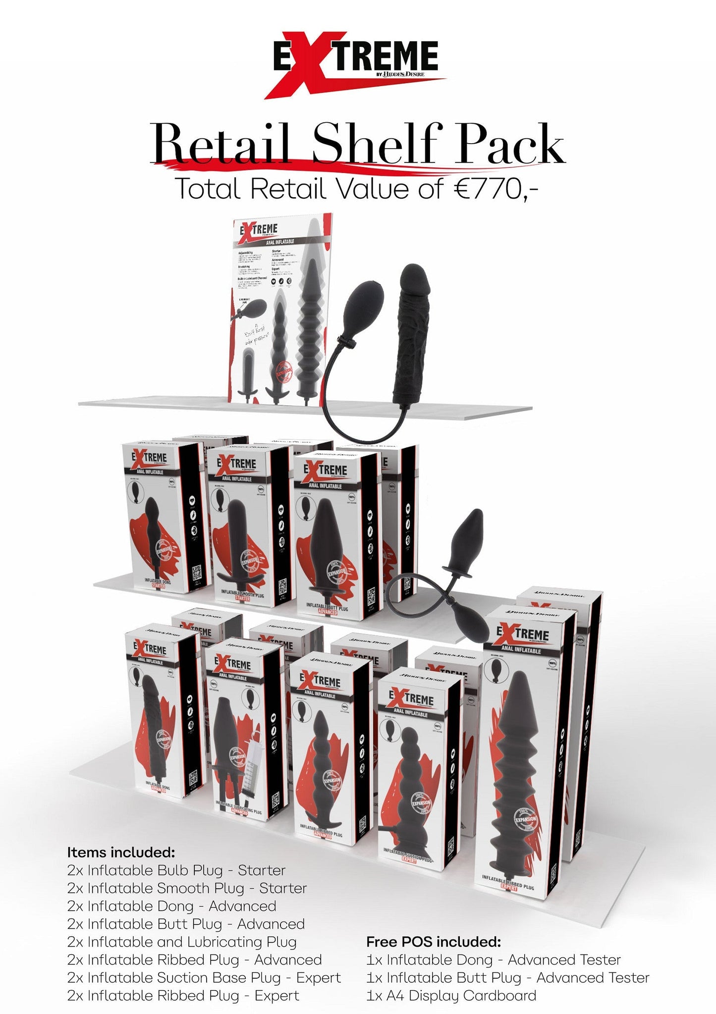 Retail Shelf Pack: Hidden Desire Inflatables