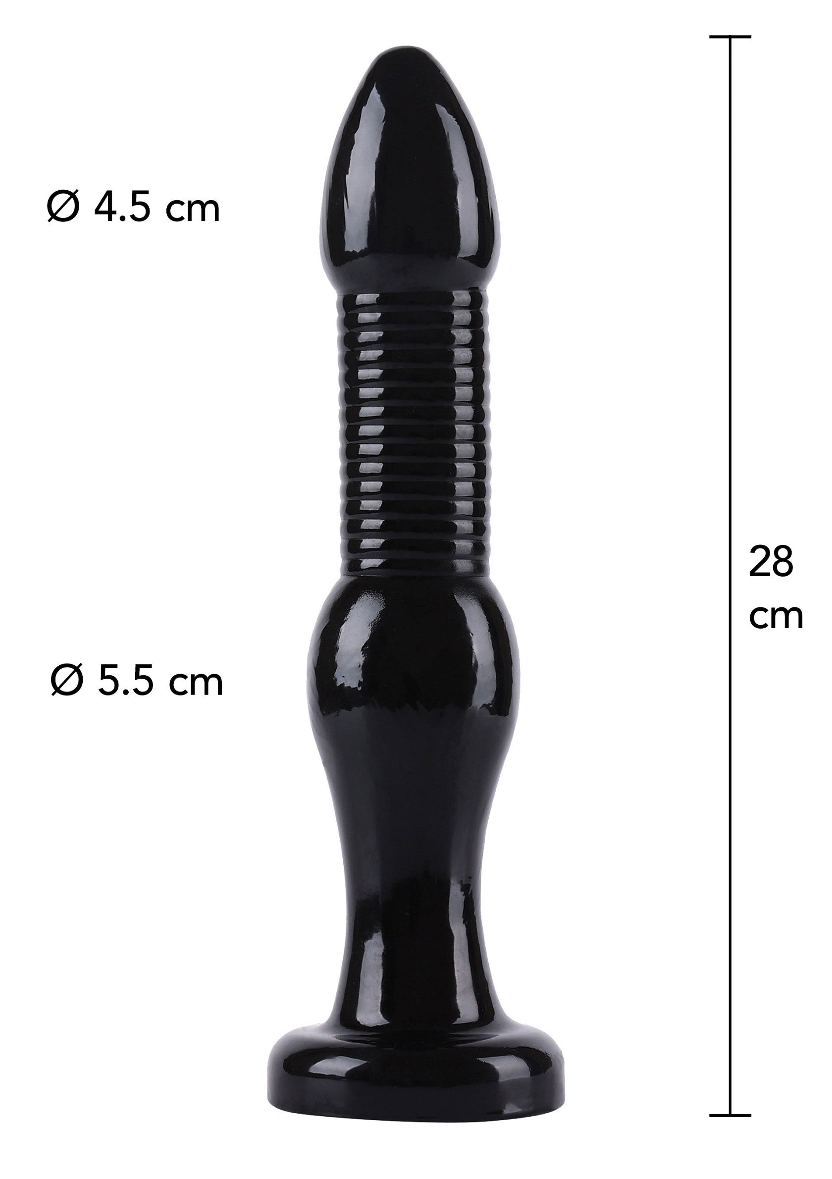 16868 hidden desire extreme anal intruder 28cm