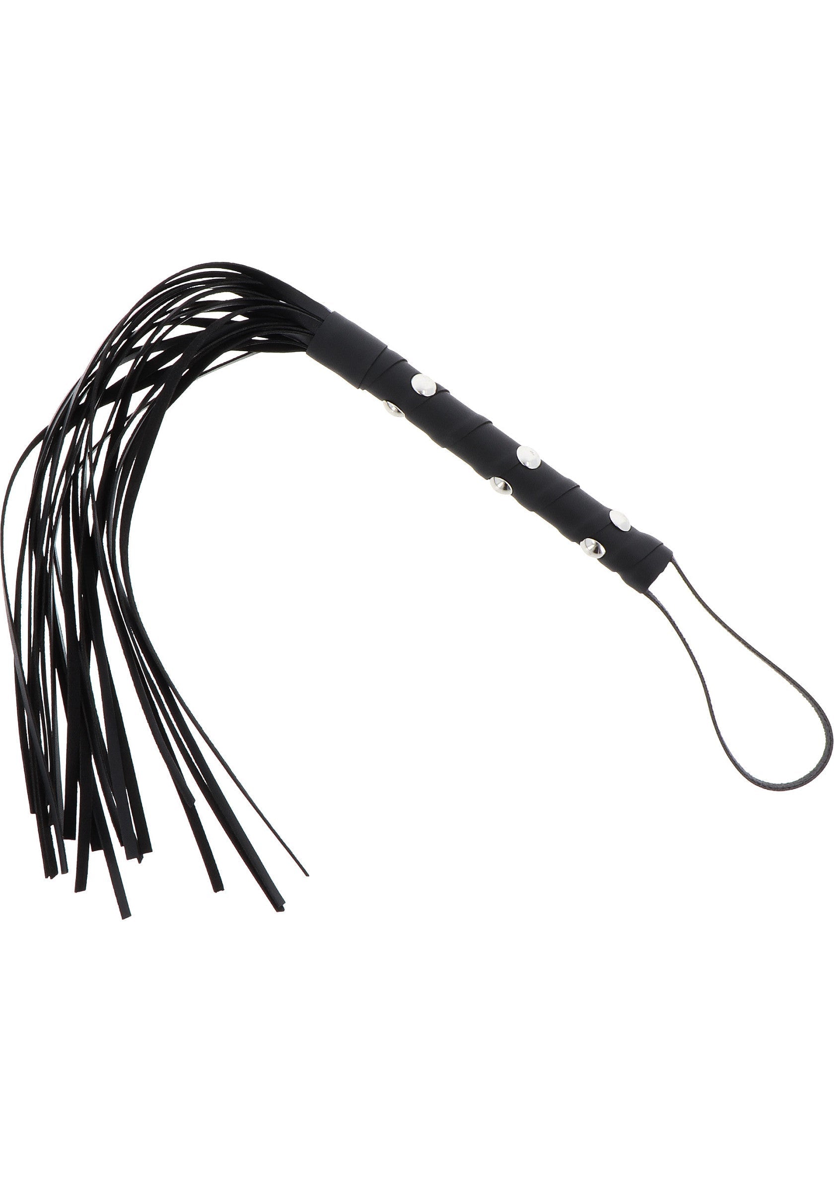 16895 hidden desire extreme short studded flogger whip