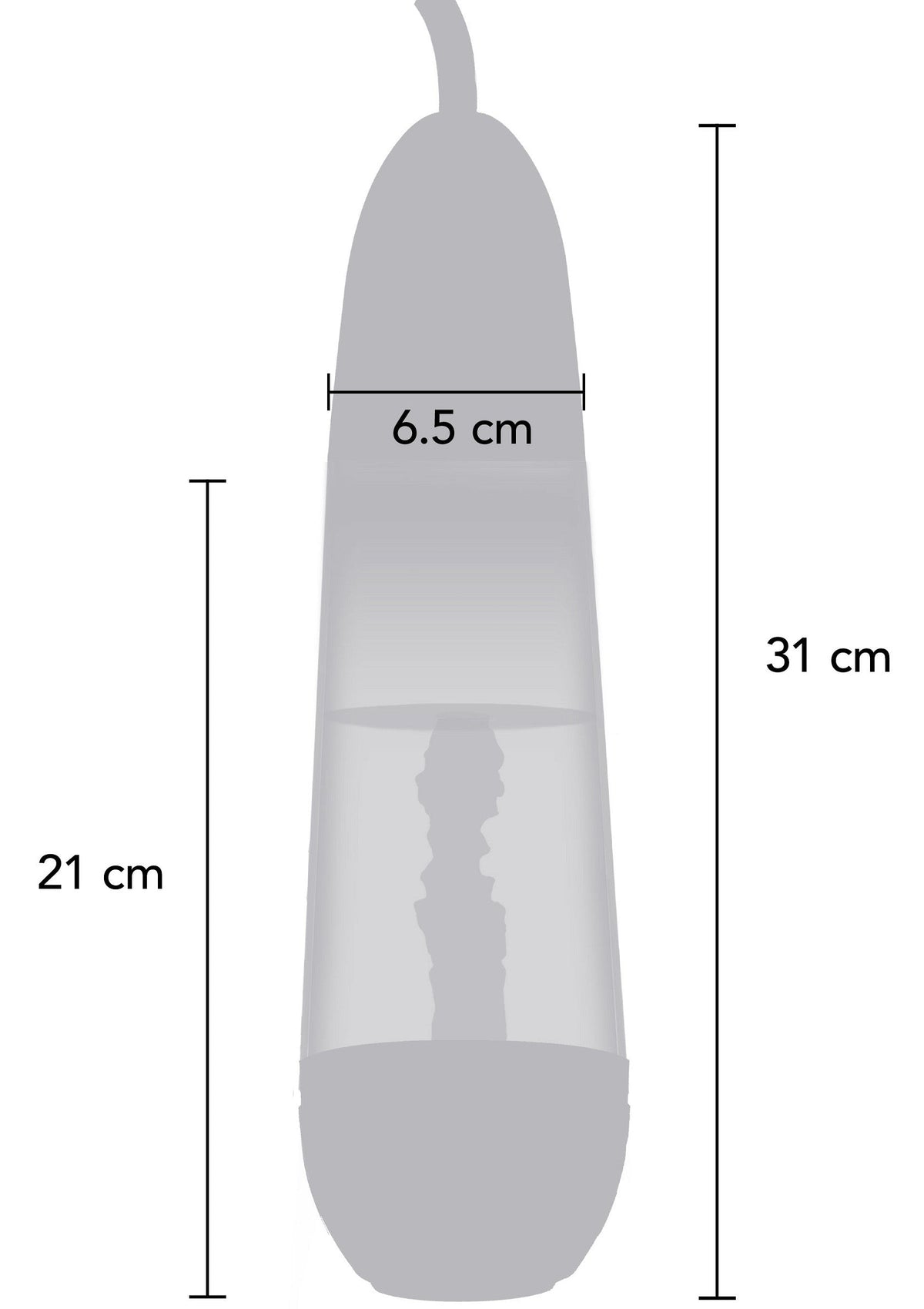 16962 hidden desire fusion magnifying sleeve penis pump