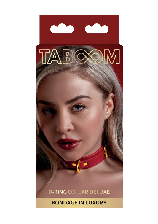 17153 taboom bondage in luxury d ring collar deluxe