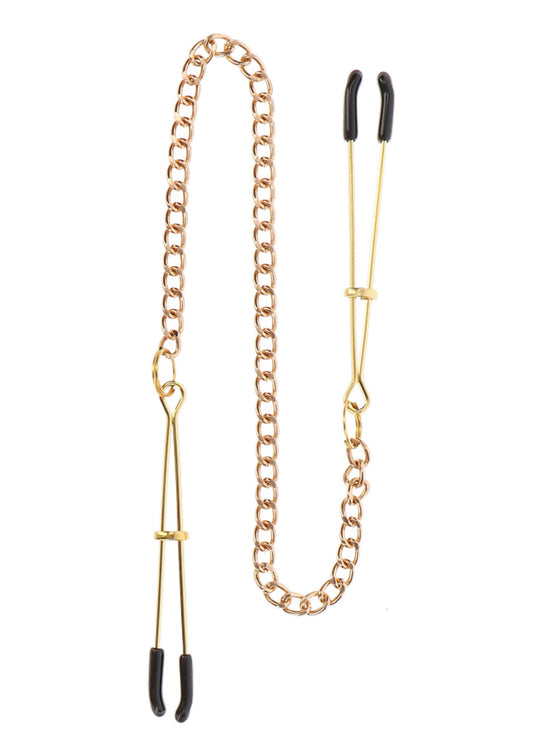 17271 taboom nipple play tweezers with chain