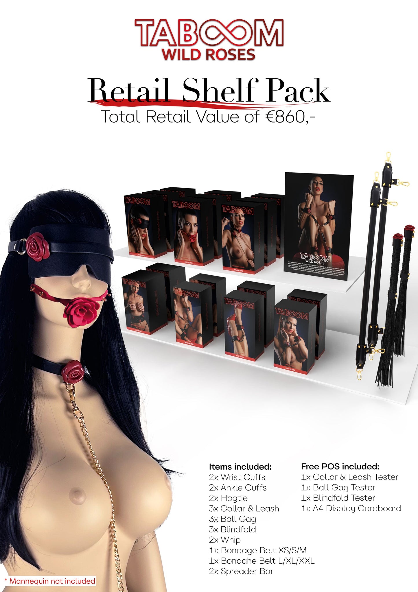 Retail Shelf Pack: Taboom Wild Roses