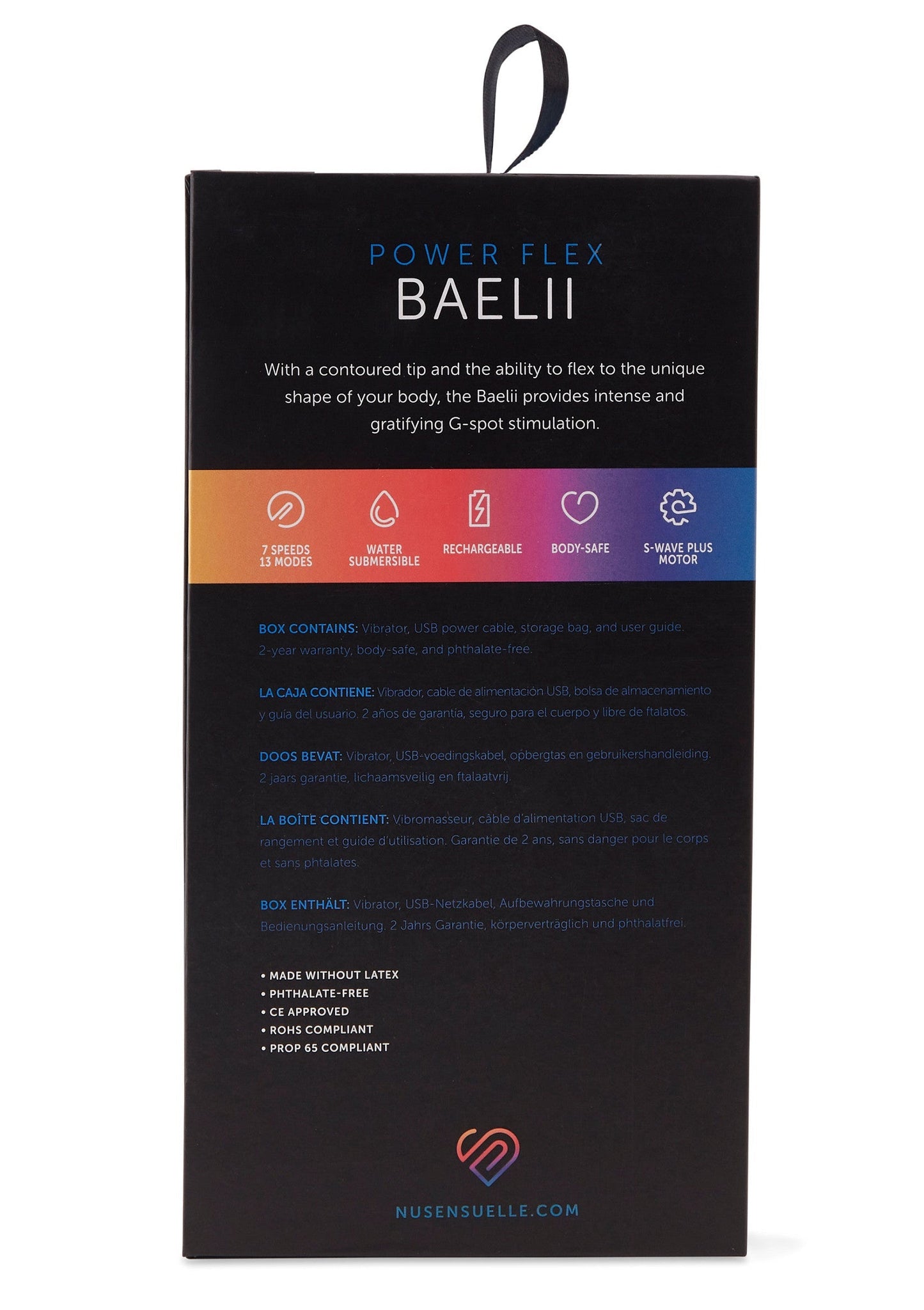 17517 nu sensuelle baelii power flex vibrator