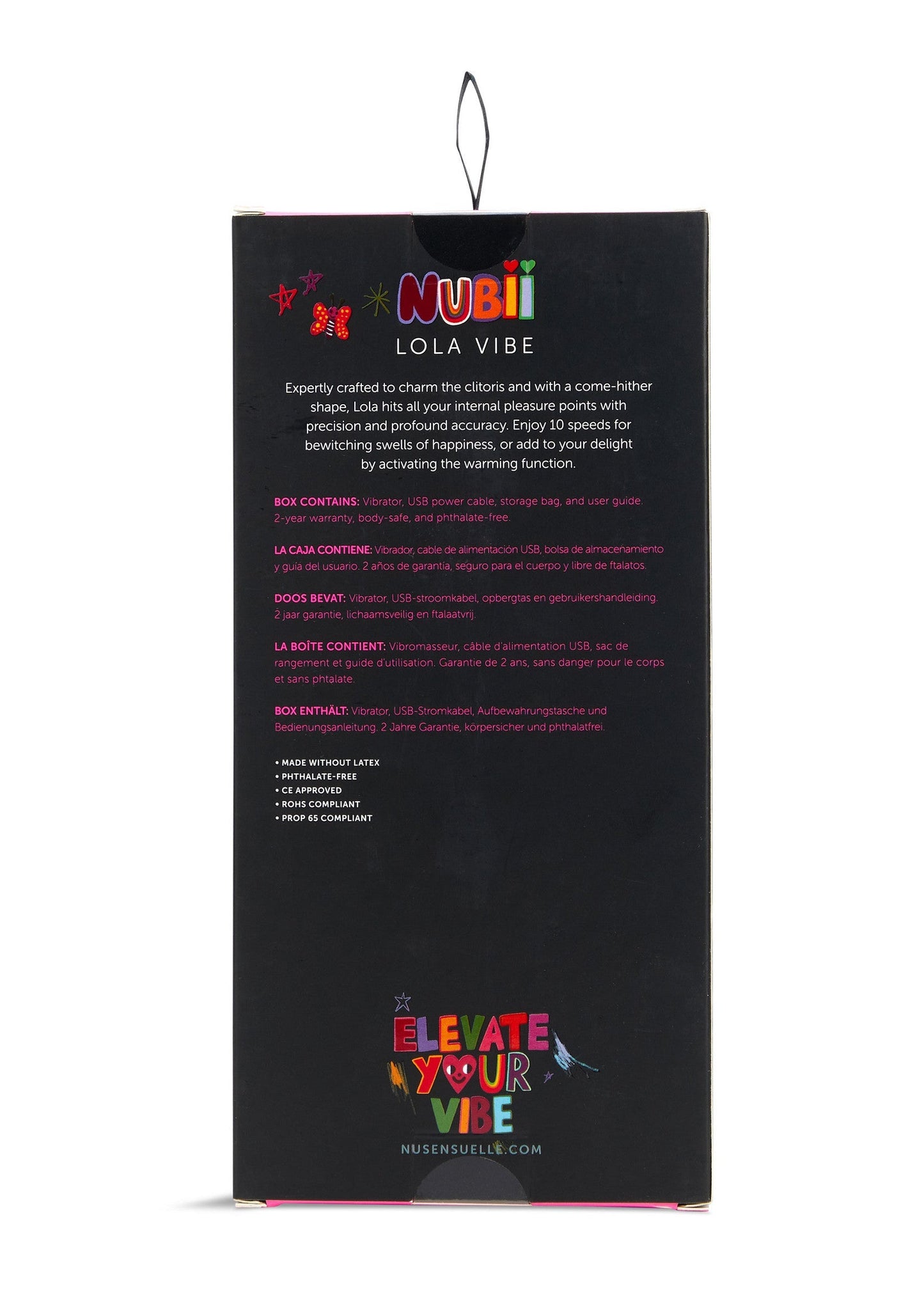 17535 nu sensuelle lola flexible warming vibrator