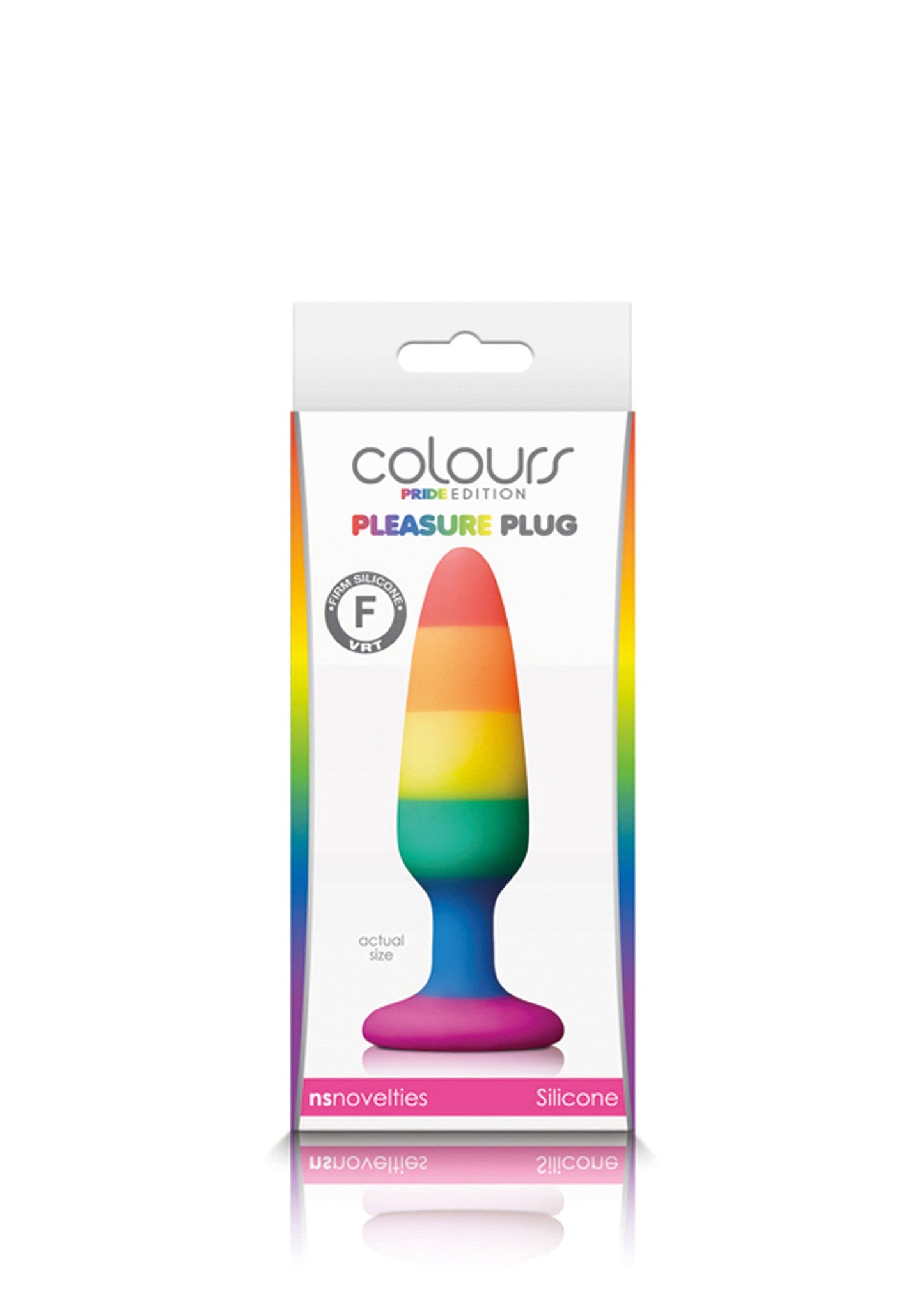 18132 ns novelties colours pleasure plug rainbow small