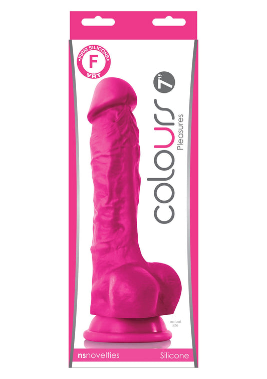 18137 ns novelties colours pleasures dildo 7 inch