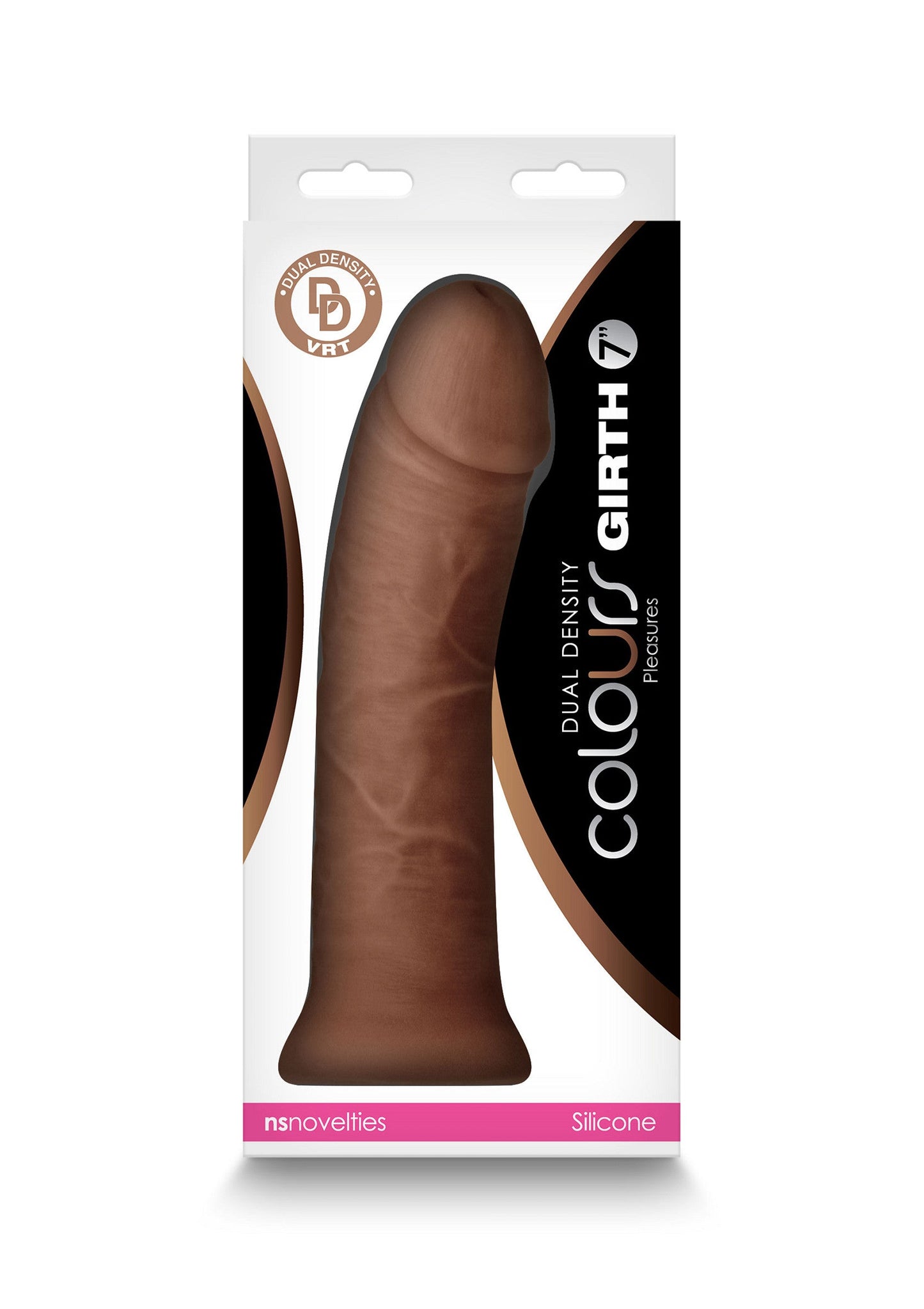 18912 ns novelties colours dual density dildo wide 7 inch