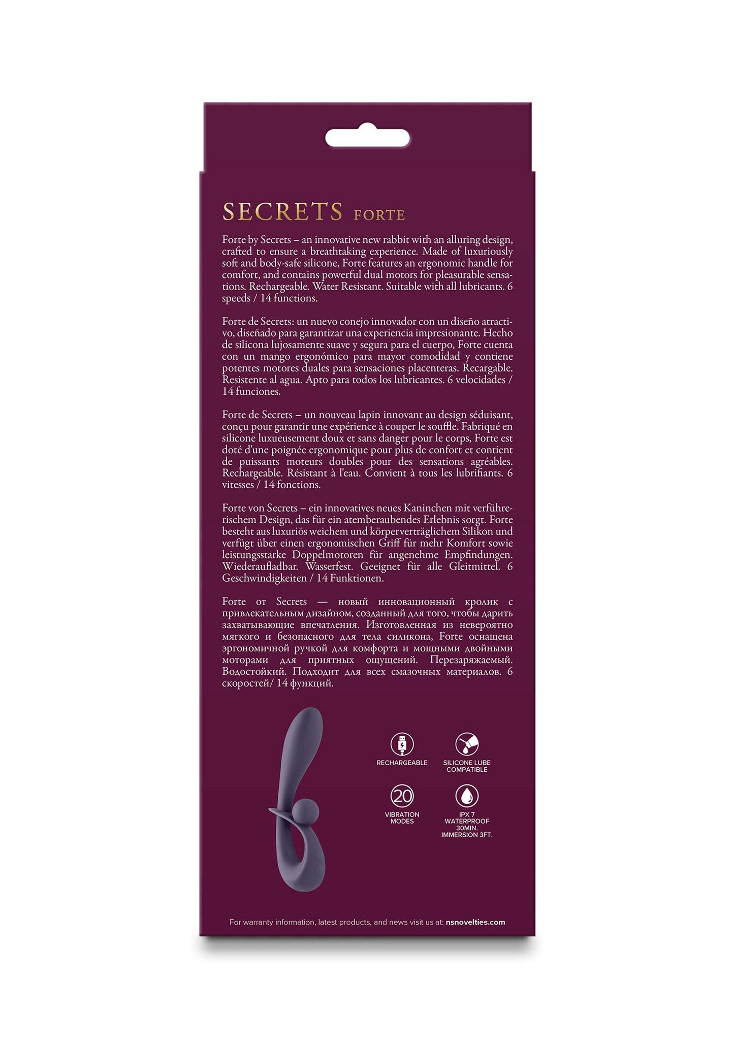 19074 ns novelties secrets secrets forte