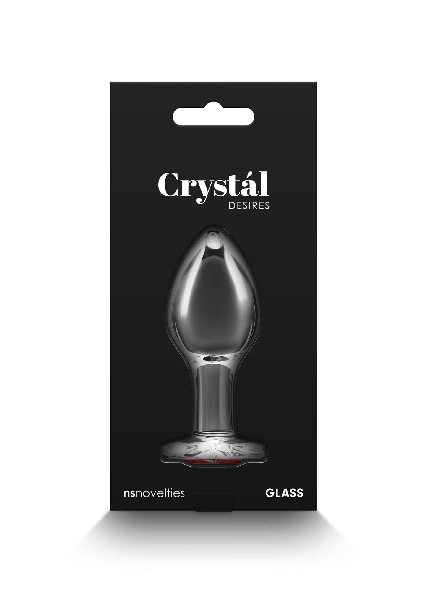 19100 ns novelties crystal crystal desires red heart m