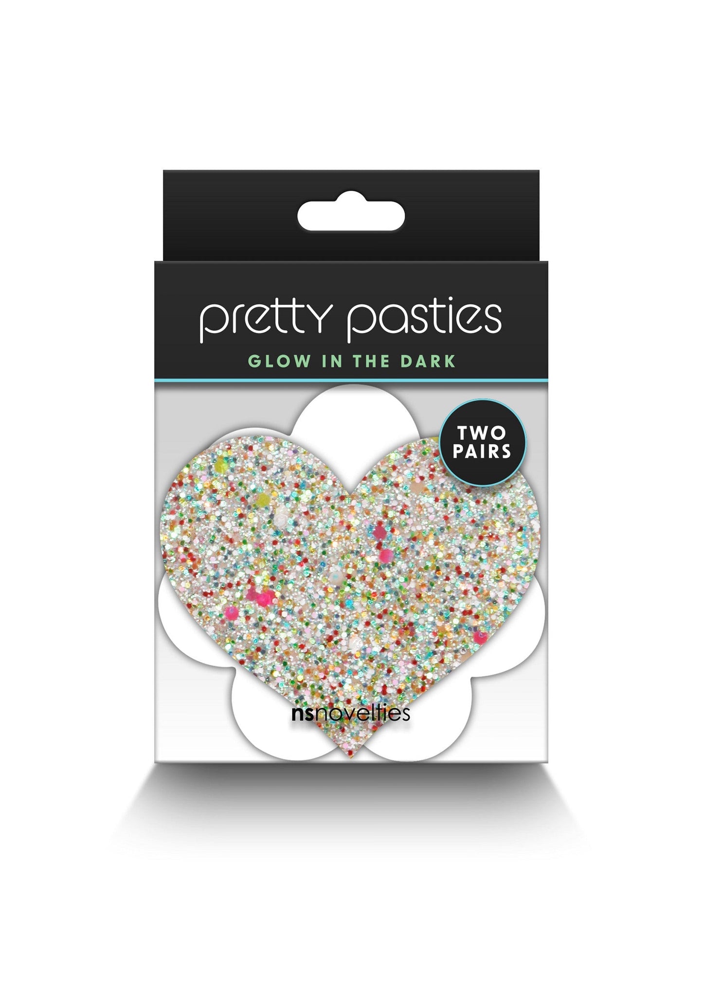 19163 ns novelties pretty pasties pasties heart flower 2 pair