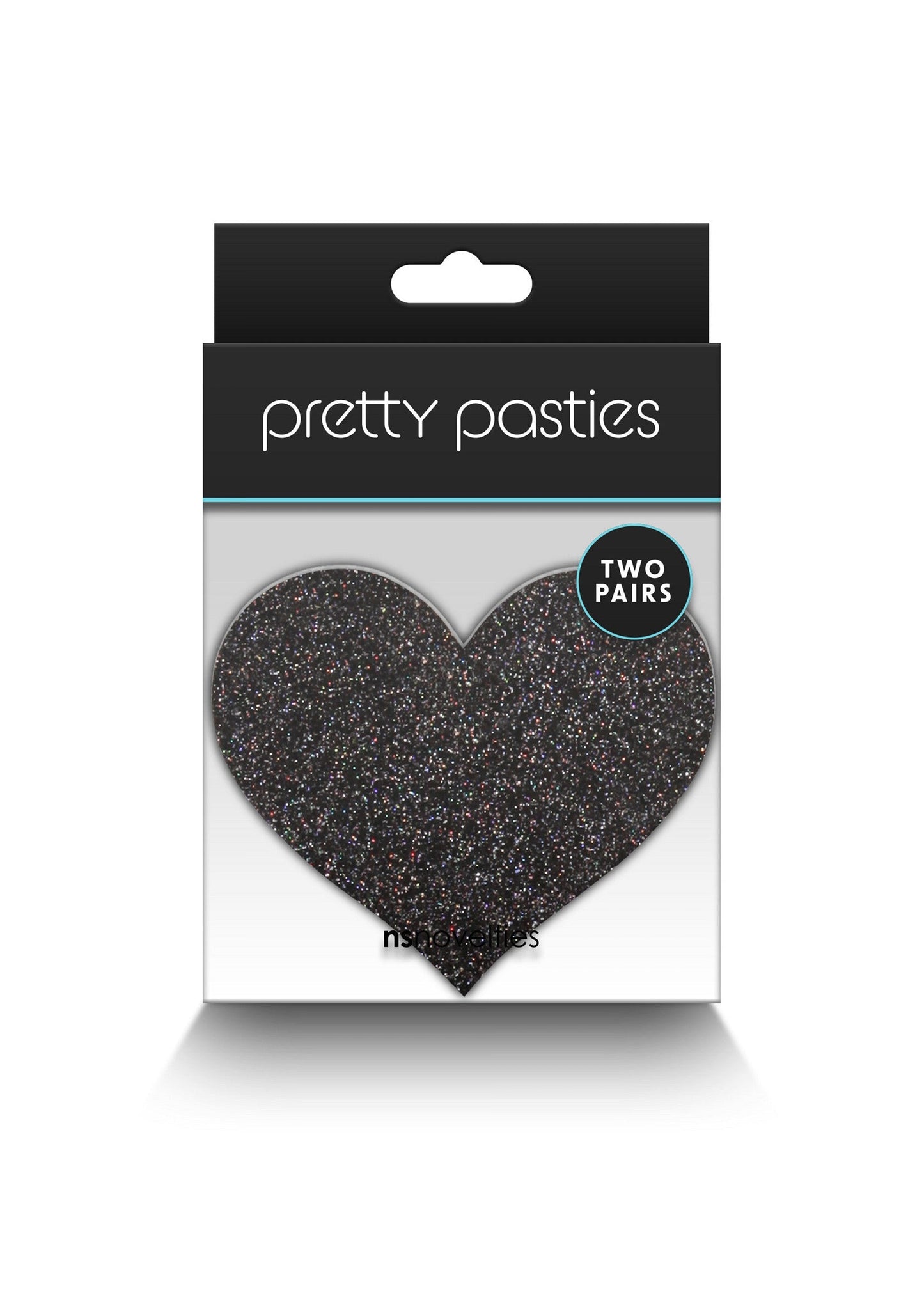 19168 ns novelties pretty pasties pasties glitter hearts 2 pair
