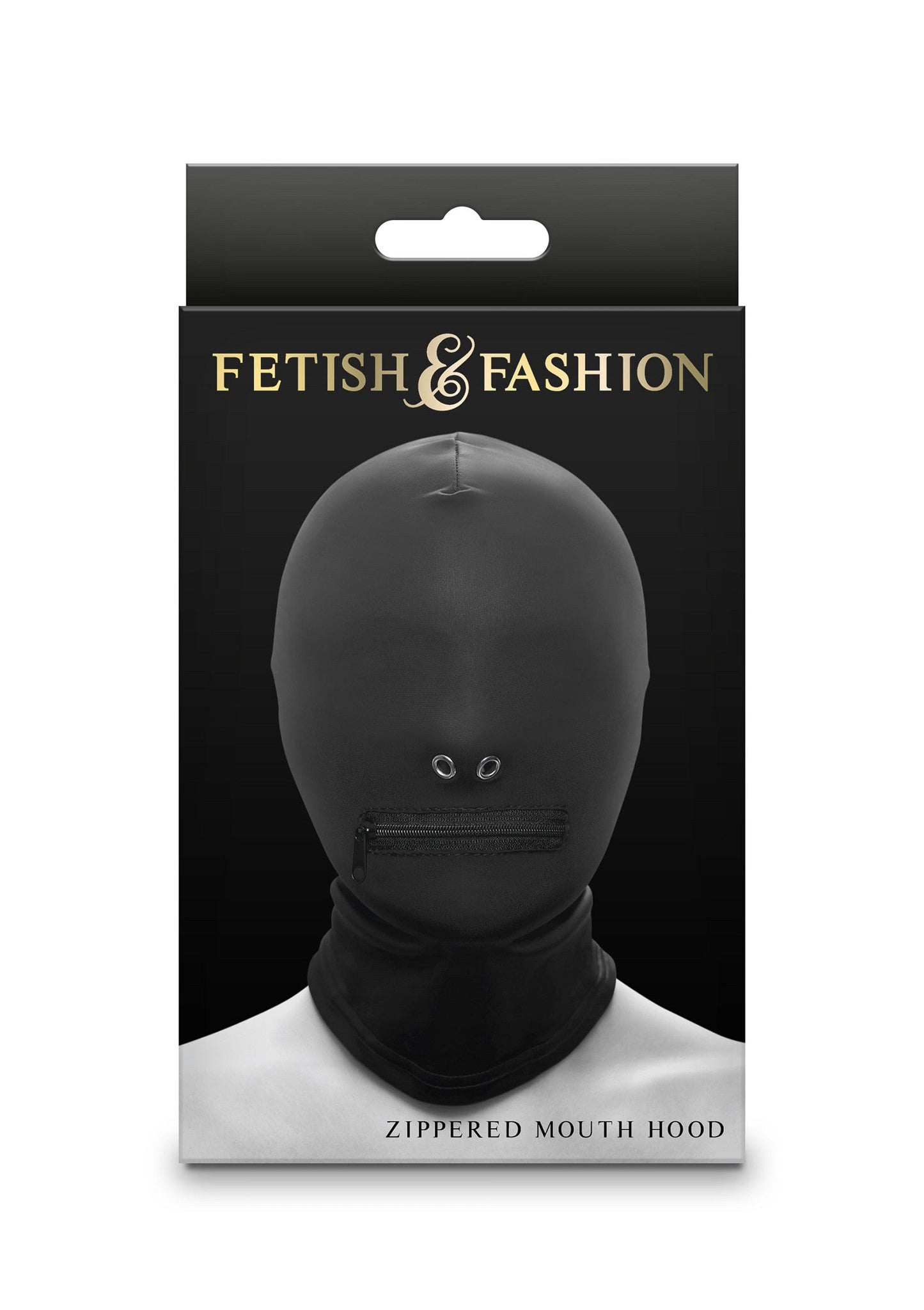 19245 ns novelties fetish fashion zippered mouth hood