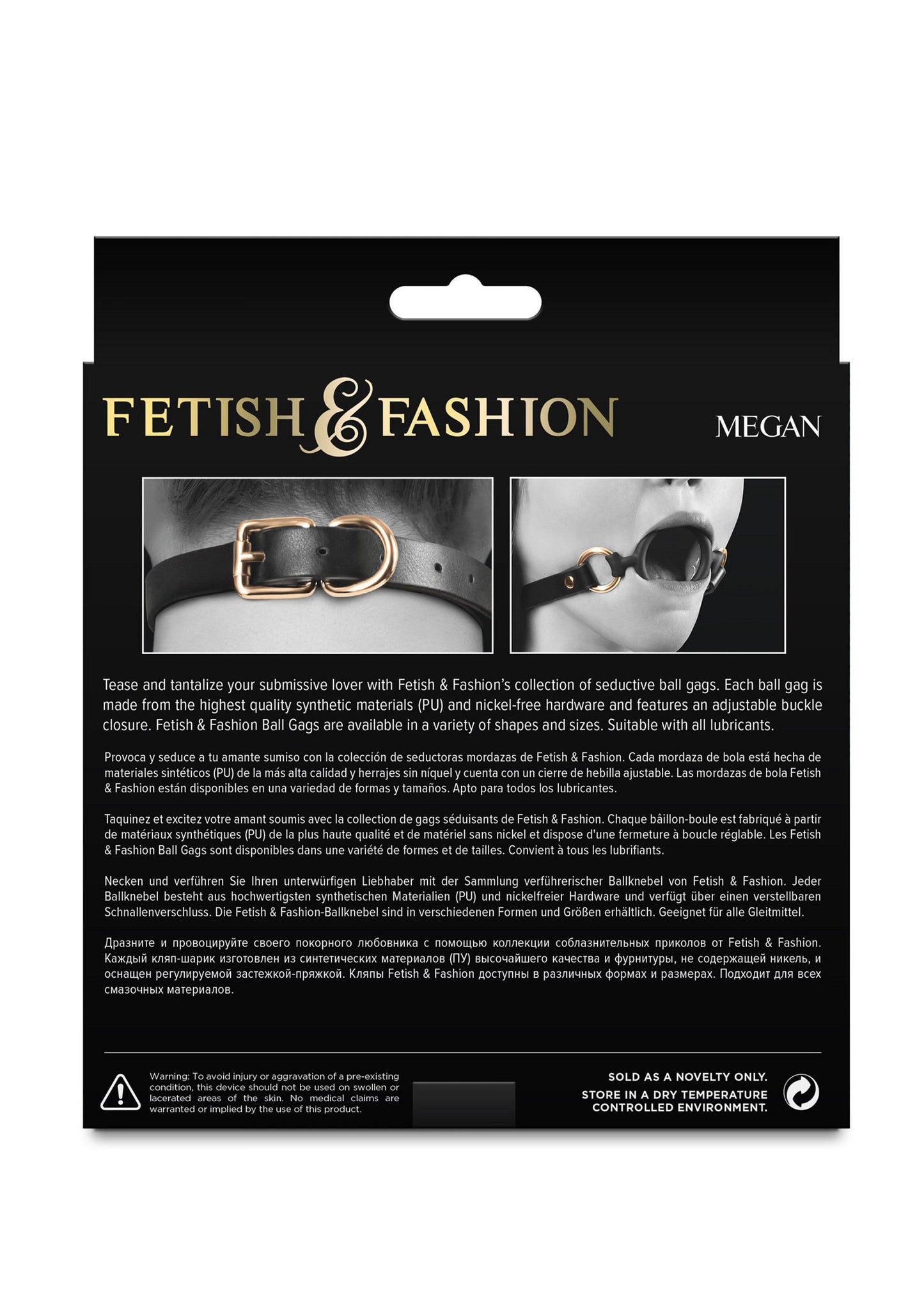 19249 ns novelties fetish fashion fetish fashion megan gag