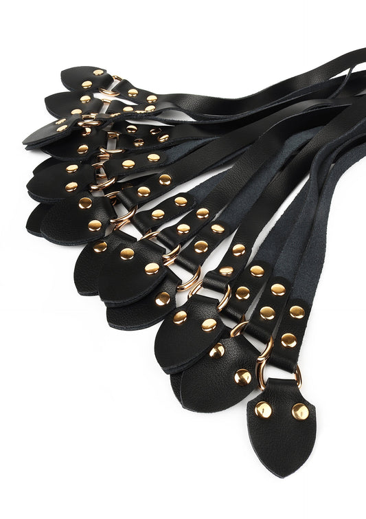 Leather Cat-o-Nine Whip