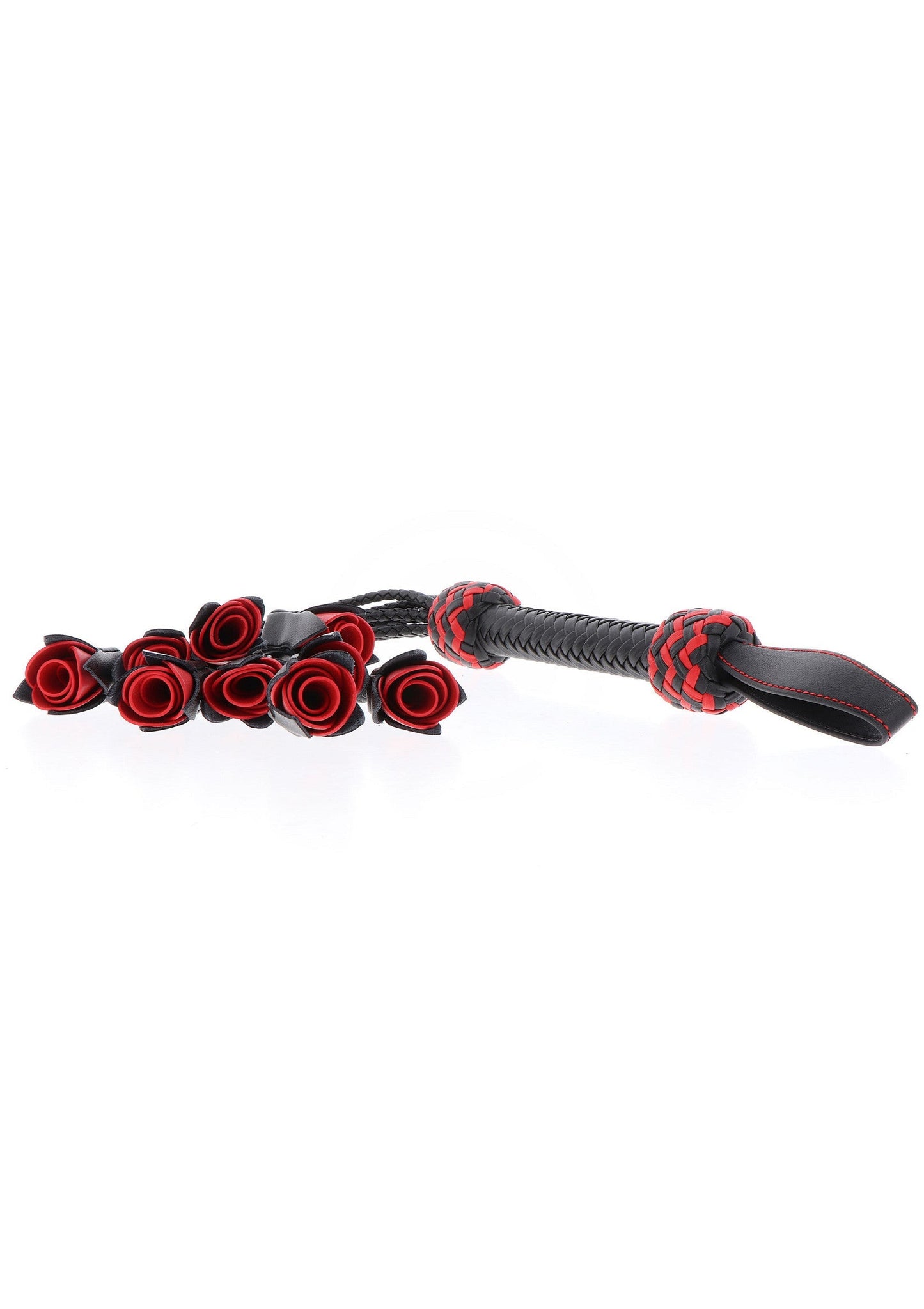 20006 hidden desire master genuine leather roses whip