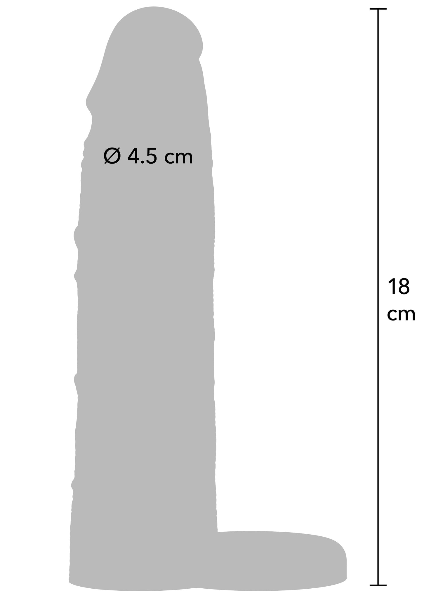 Penis Sleeve Liquid Silicone Ring 18 cm