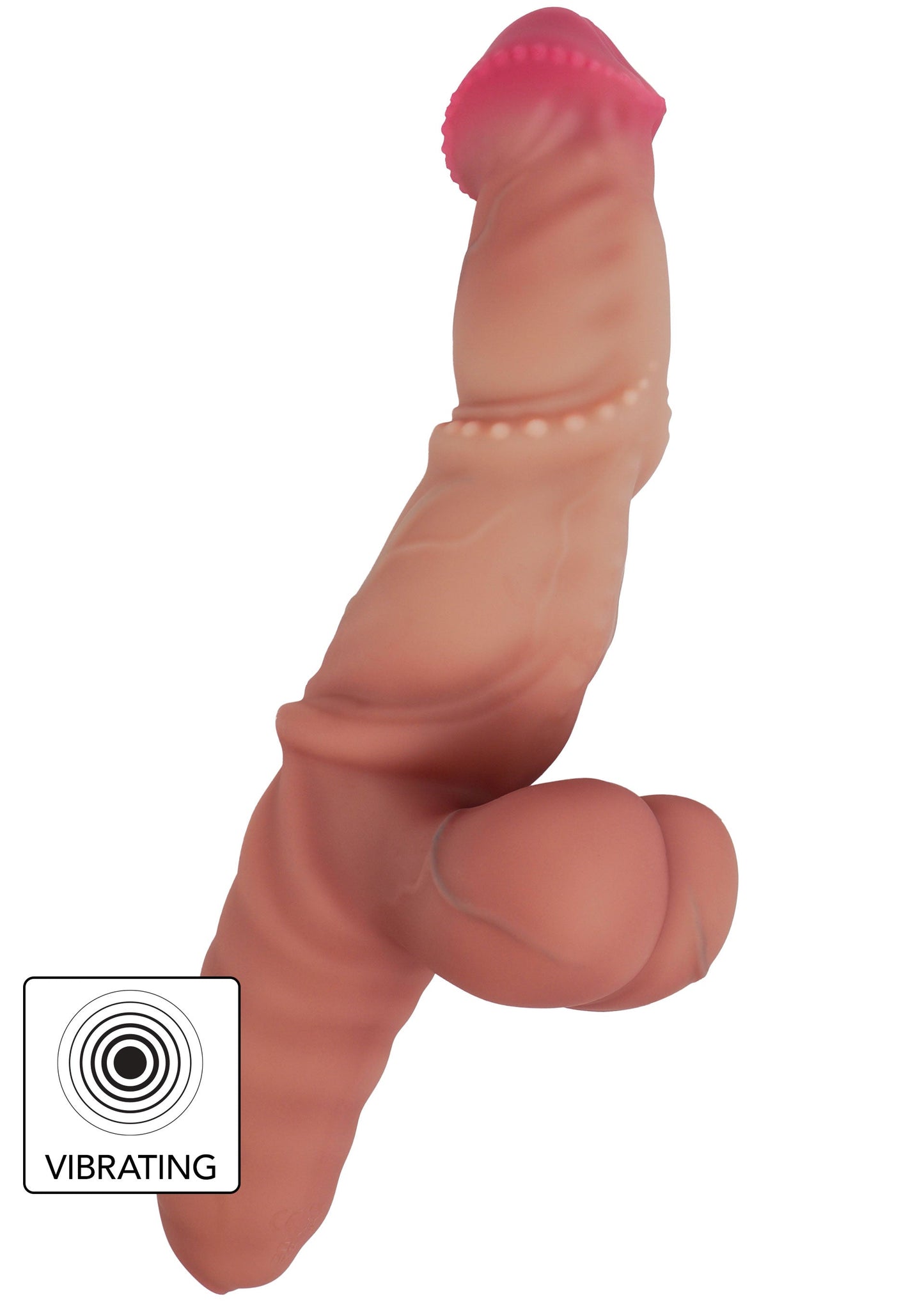 Retail Shelf Pack: Hidden Desire Inferno Vibrating Dildo Liquid Silicone