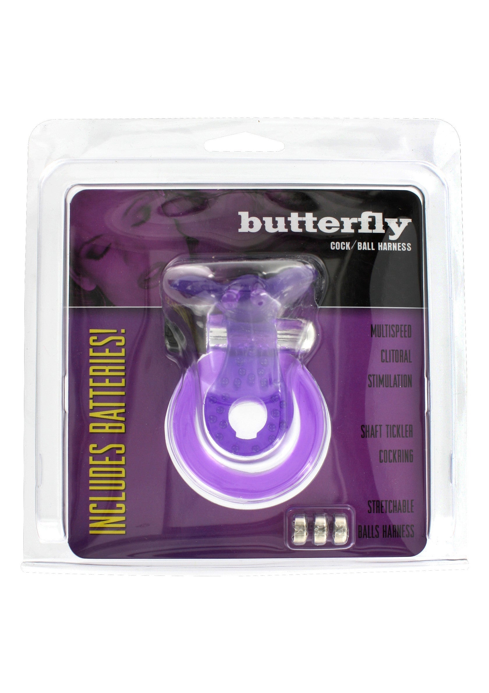 25126 seven creations cock ball ring butterfly