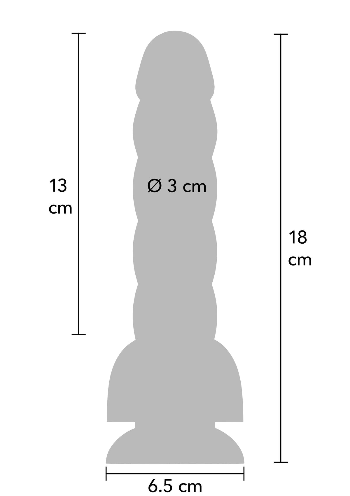 Spiral Tease Dildo Silicone S