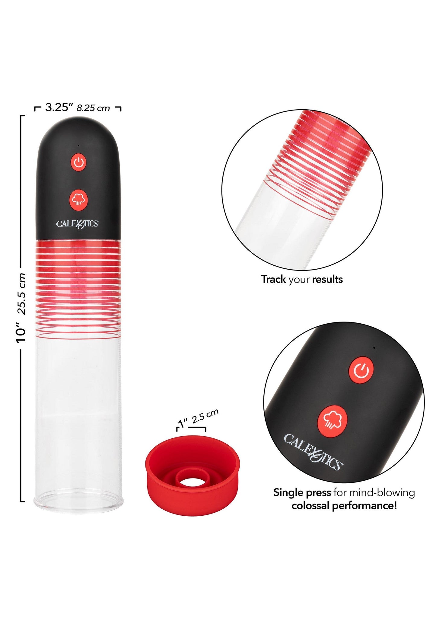 27612 calexotics optimum power big man rechargeable ez pump