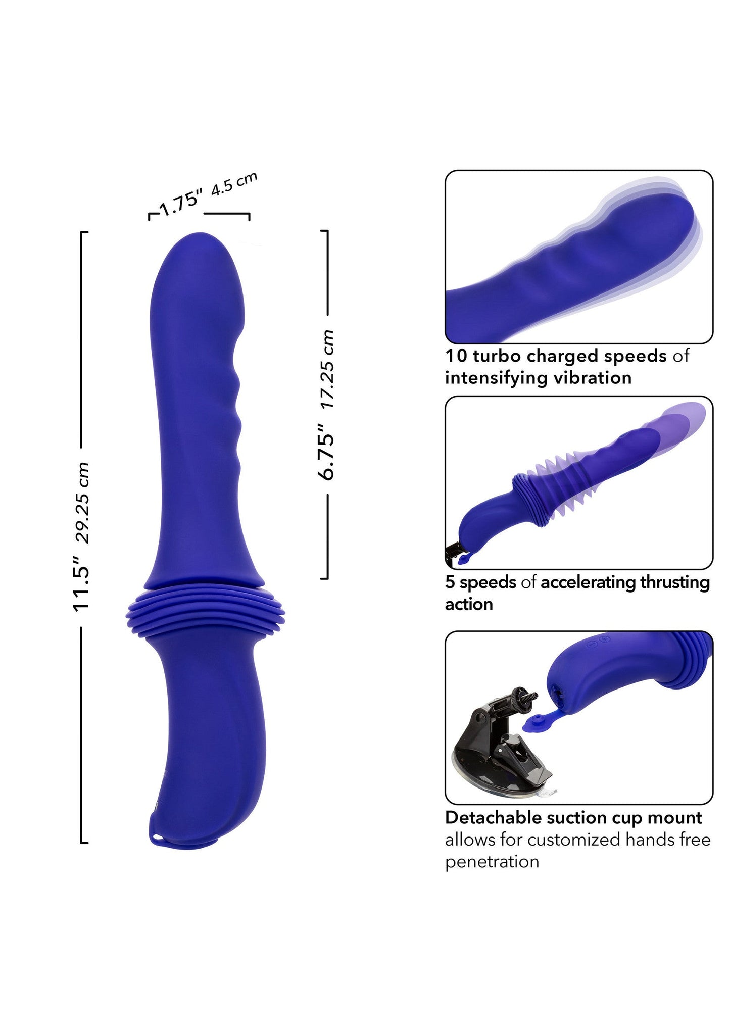 27651 calexotics sex machine ridged thruster