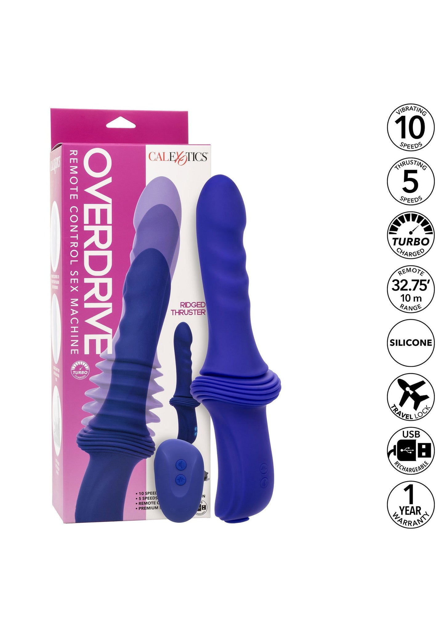 27651 calexotics sex machine ridged thruster
