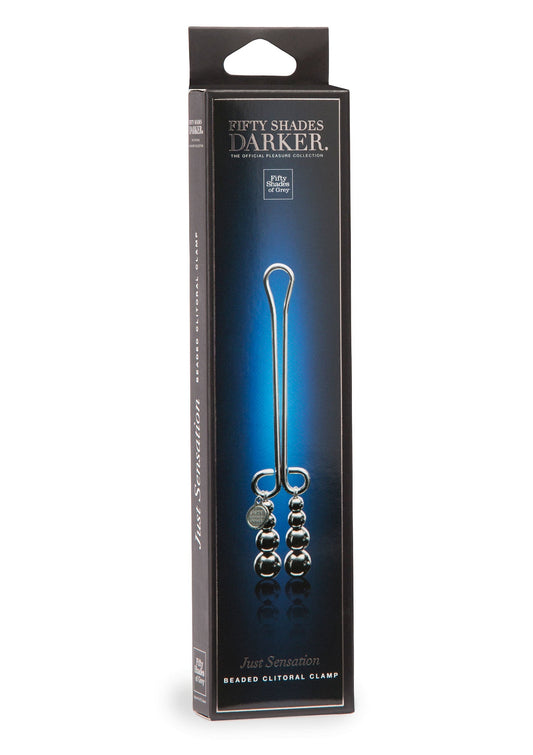 29044 fifty shades of grey beaded clitoral clamp