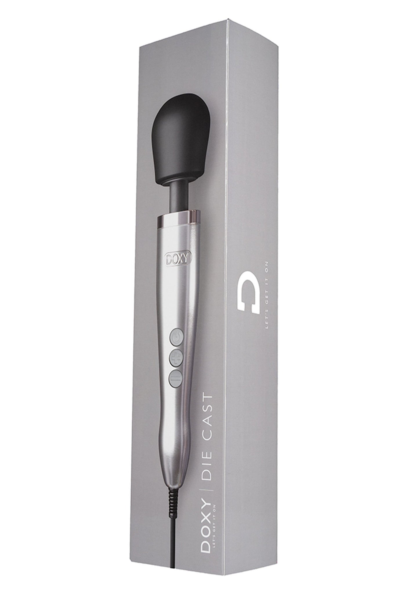 29501 doxy massager die cast metal wand massager
