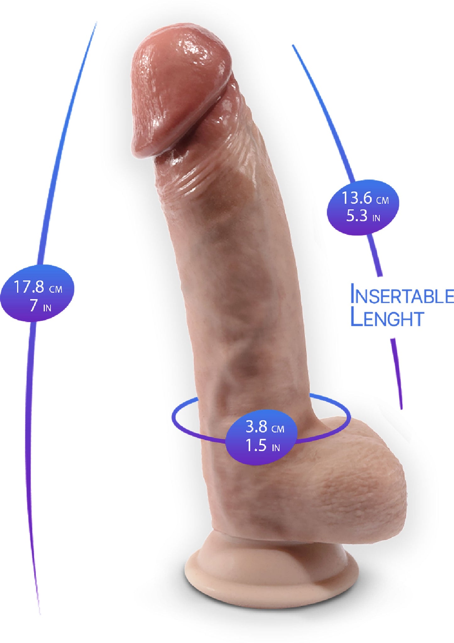 Premium Dildo Model 1 - 7 inch